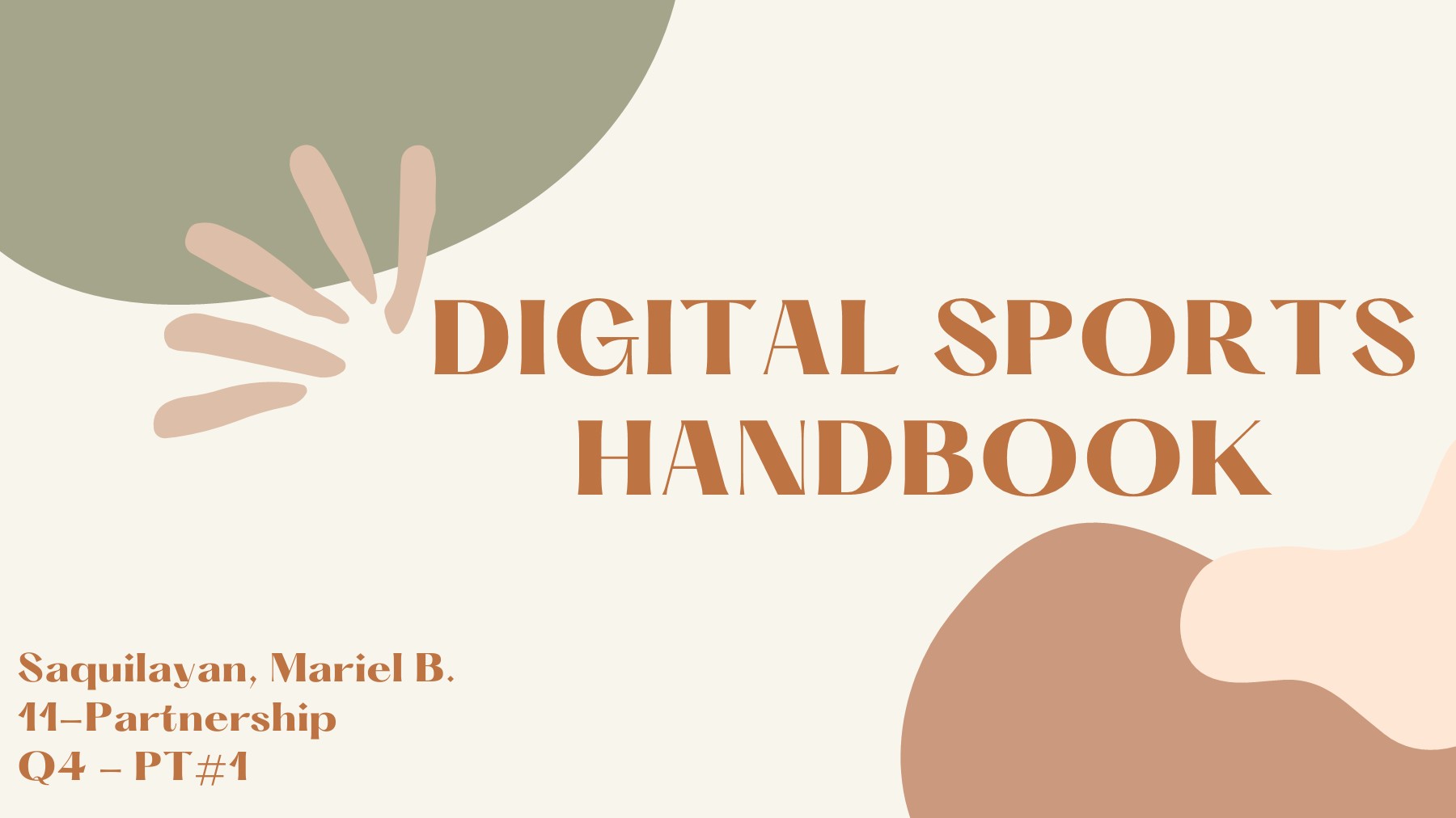 DIGITAL SPORTS HANDBOOK Mariel Saquilayan Page 1 14 Flip PDF