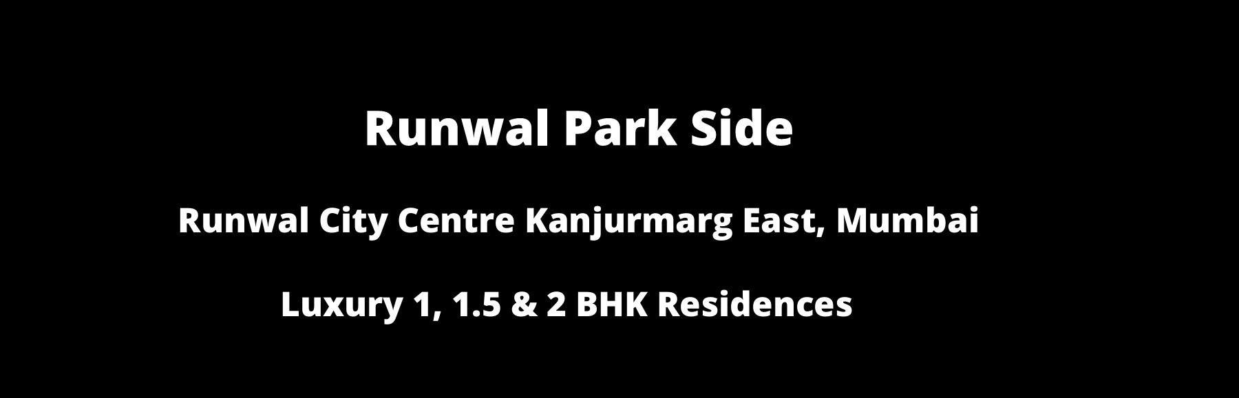 Runwal Park Side Kanjurmarg East Mumbai EBrochure Isharat Ali
