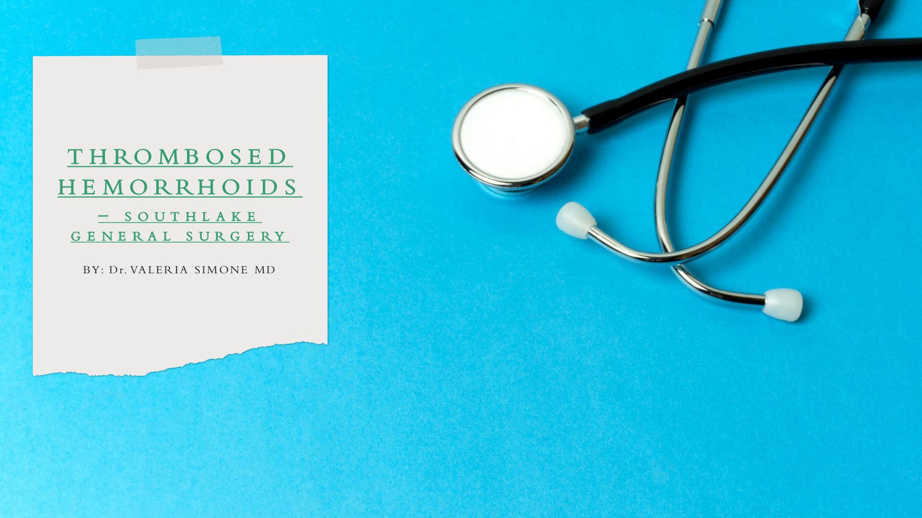 Thrombosed Hemorrhoids Southlake General Surgery Southlake General