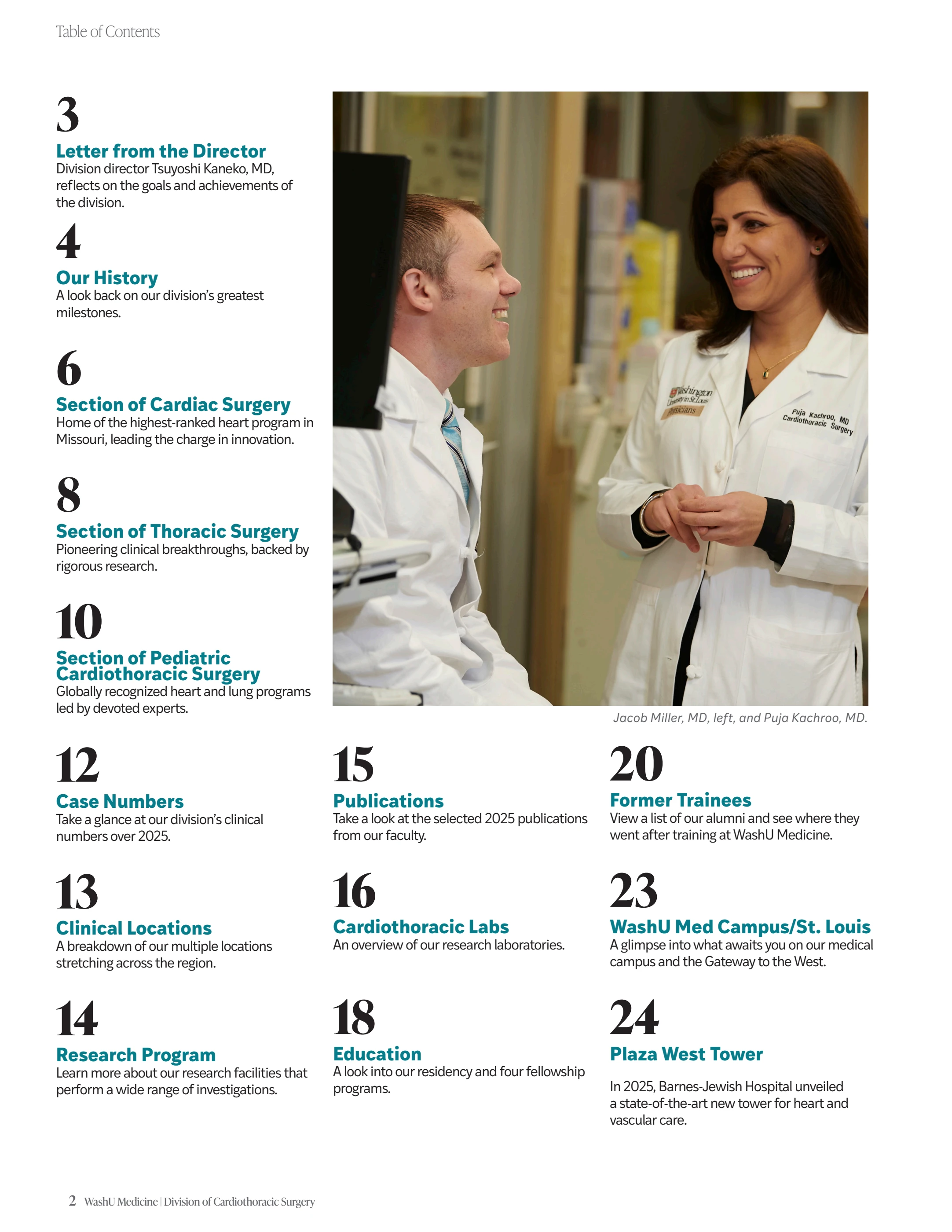 Division of Cardiothoracic Surgery | 2025 Annual Report