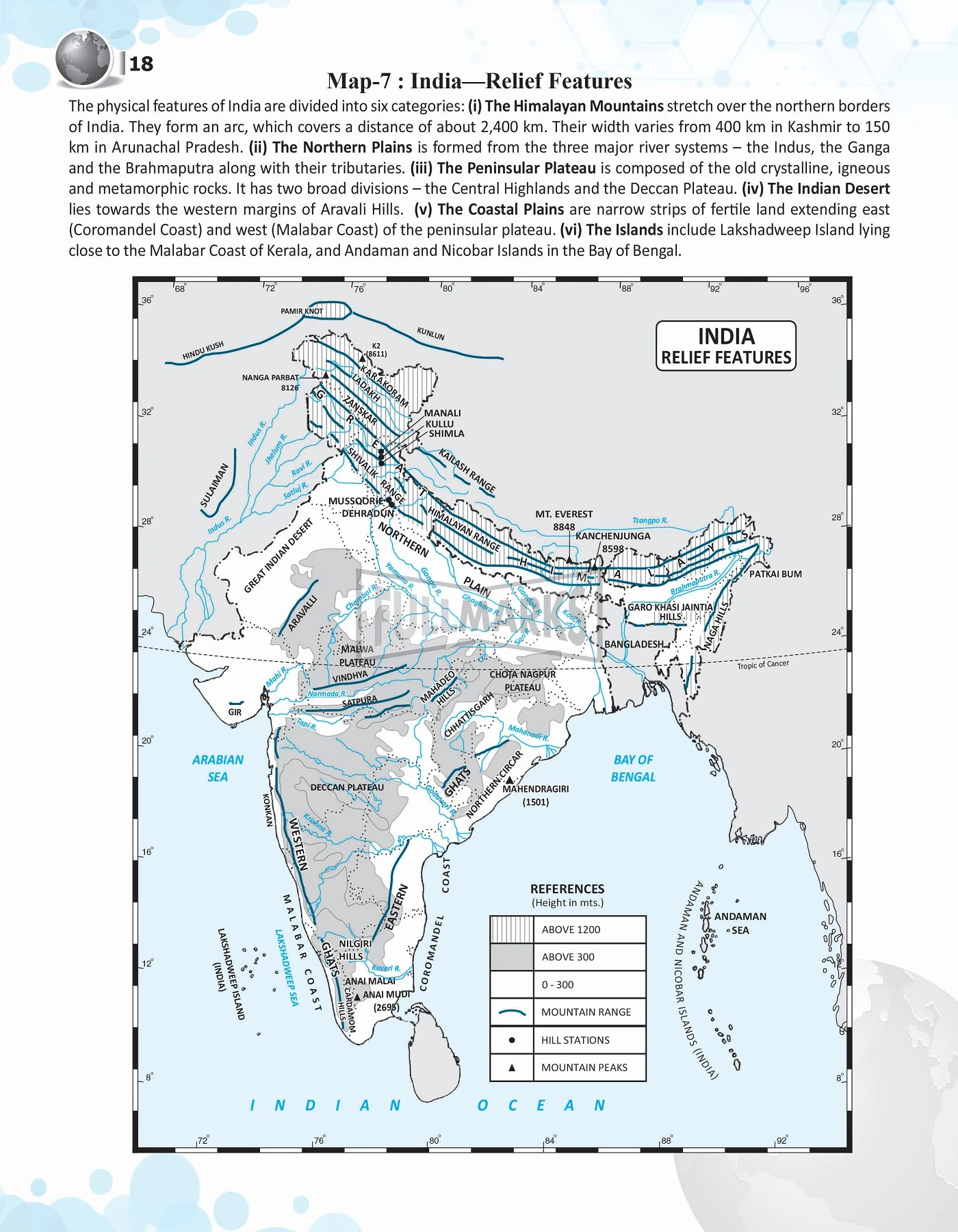 Mapbook Class 9 Active Map Practice Book Class 9 (Geography & History) - Full Marks Pvt ...