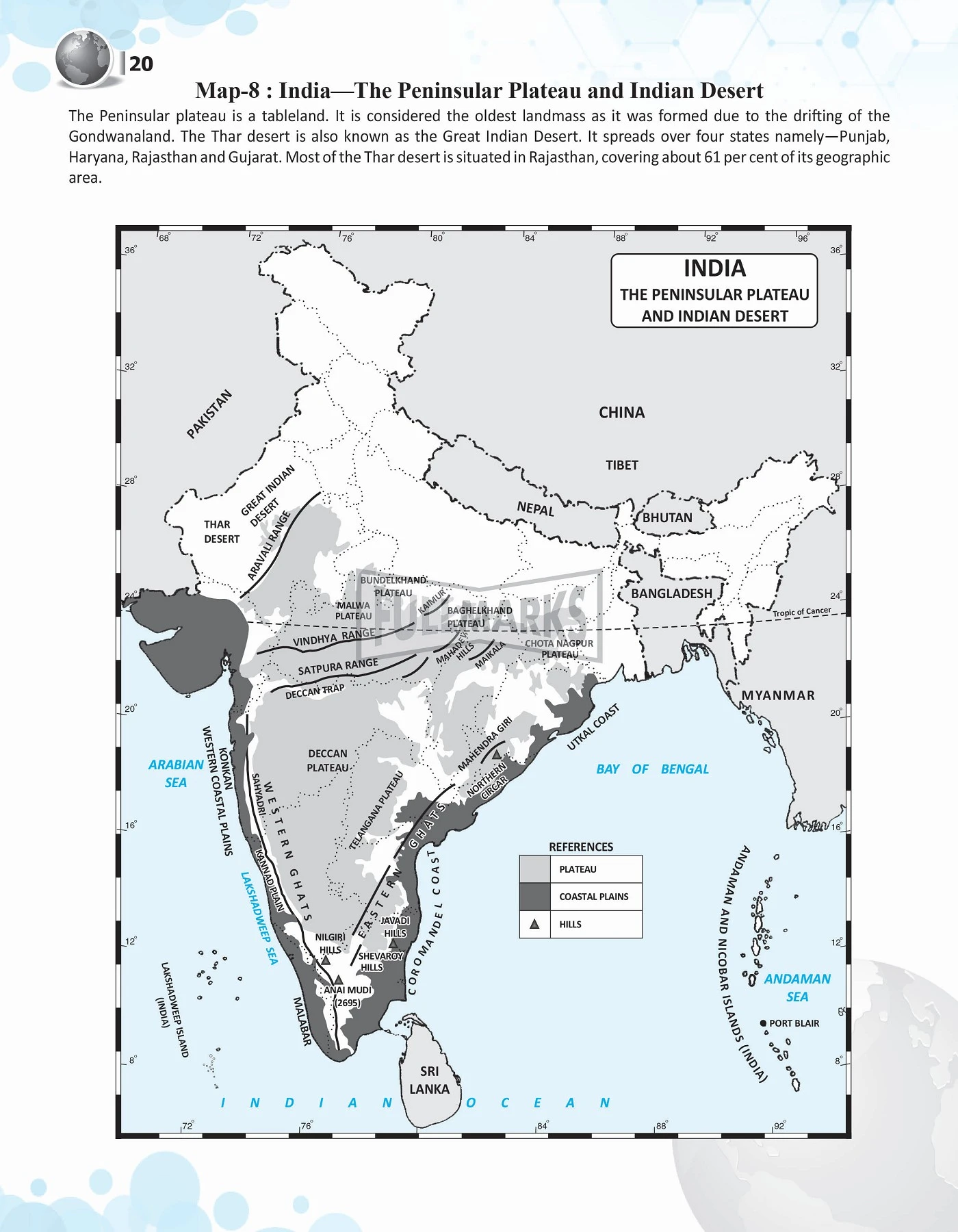 Active Map Practice Book Class 9 (Geography & History) - Full Marks Pvt ...
