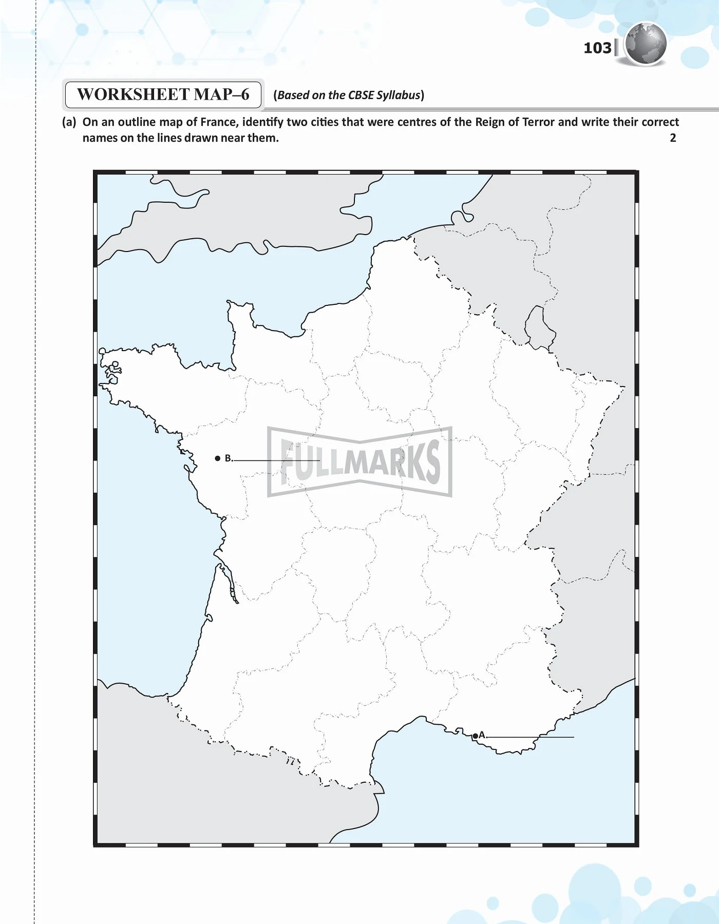 Mapbook Class 9 Active Map Practice Book Class 9 (Geography & History) - Full Marks Pvt ...