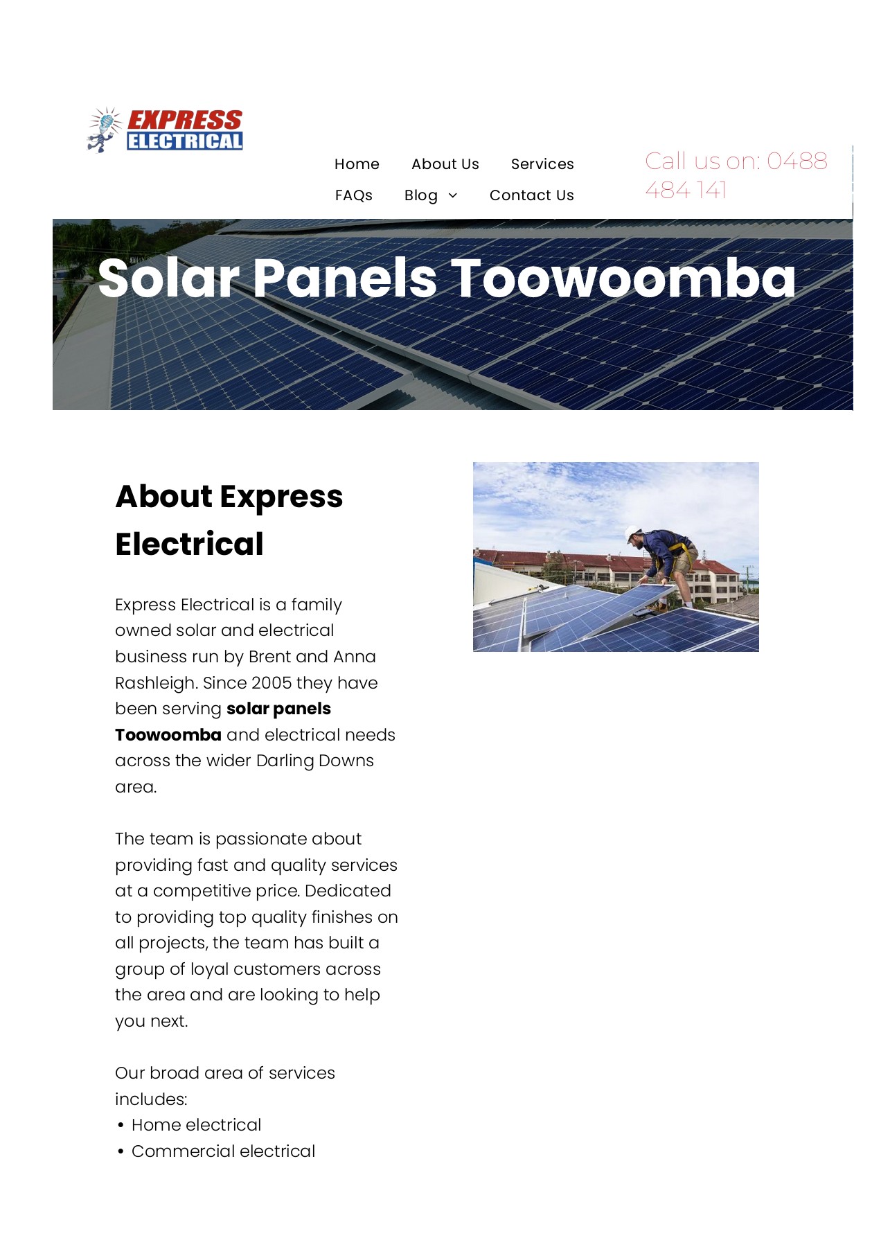 Toowoomba Electrical Repairs Toowoomba Electrical Repairs Page 1