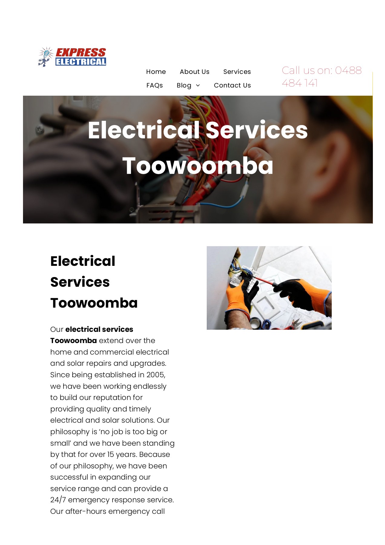 Electrical Services Toowoomba Express Electrical Page 1 3 Flip