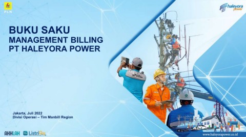 PTHaleyoraPower

BerikutiniadalahbukusakuuntukpetugasManagementBillingPTHaleyoraPower
ManbillOptimization