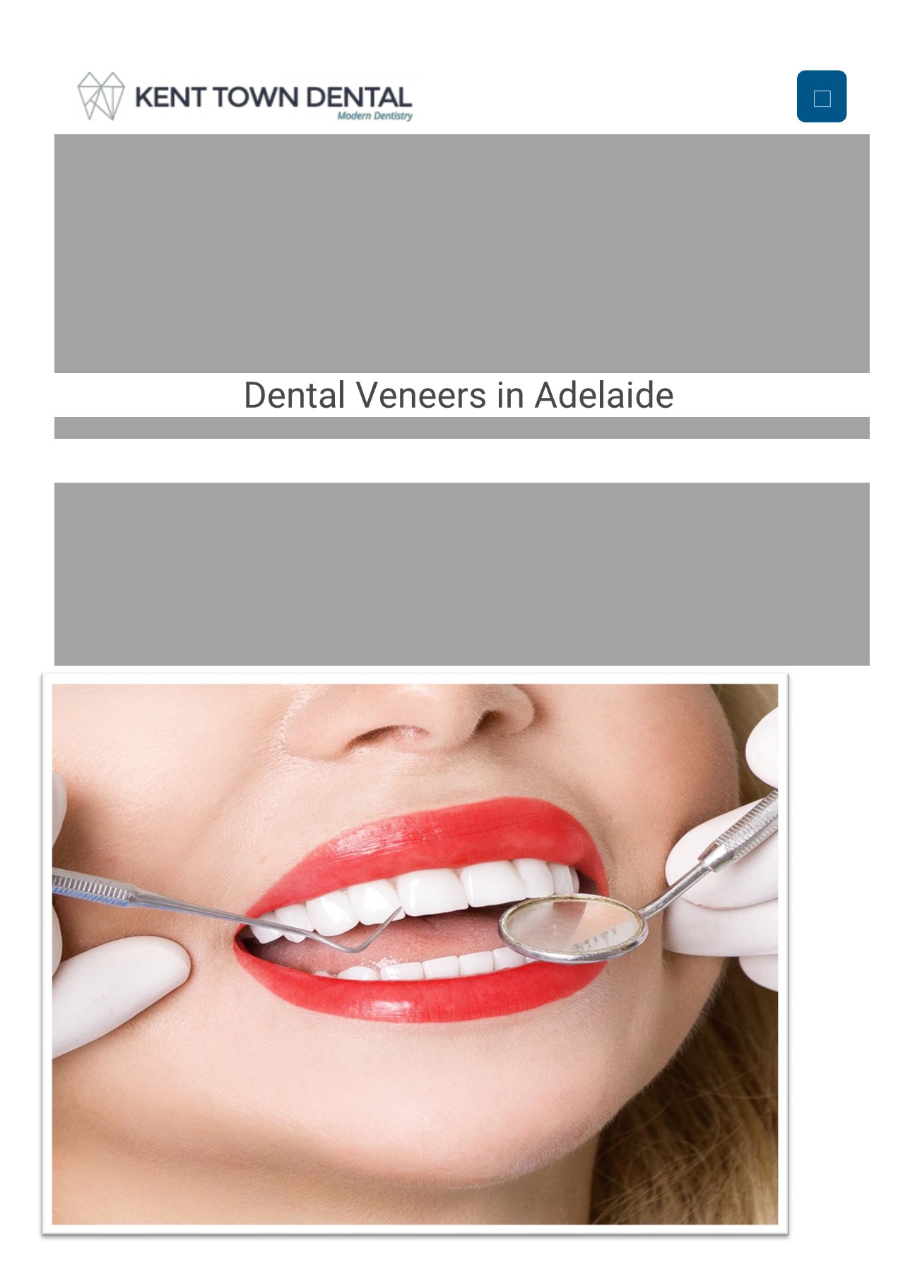Veneers in Adelaide kentdental9 Page 1 5 Flip PDF Online PubHTML5