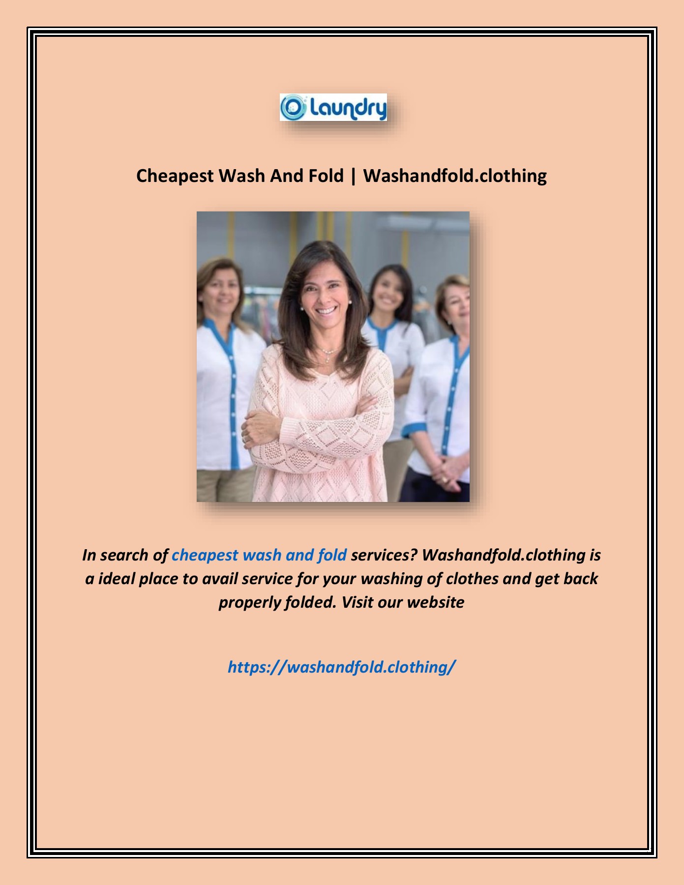 Cheapest Wash And Fold Washandfold.clothing morning fresh Page 1