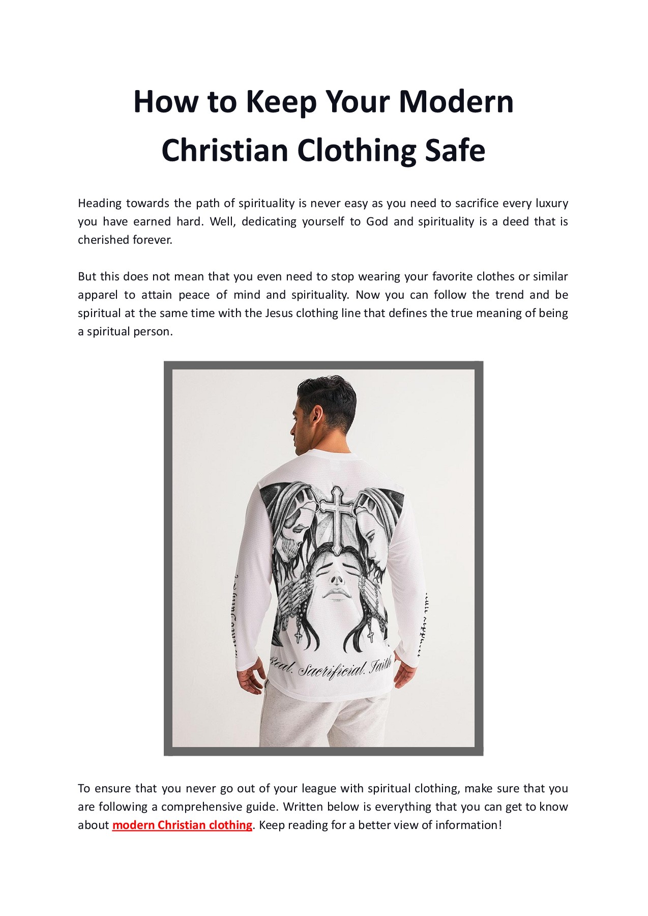How to Keep Your Modern Christian Clothing Safe Wicked Faith Syndicate Apparel LLC Page 1