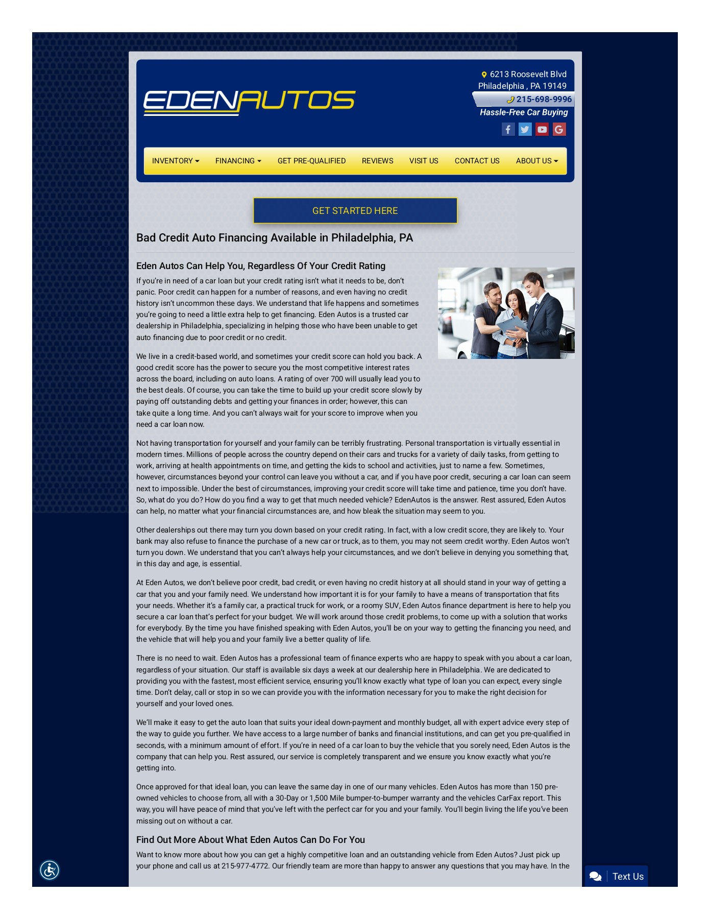 Used car bad credit Eden Autos Page 1 2 Flip PDF Online PubHTML5