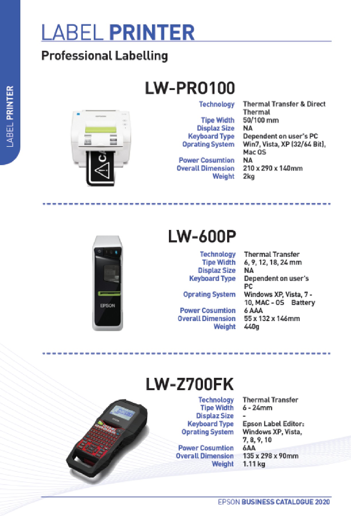 Epson Catalog 2020 Preview impcreativelab Page 140 Flip PDF