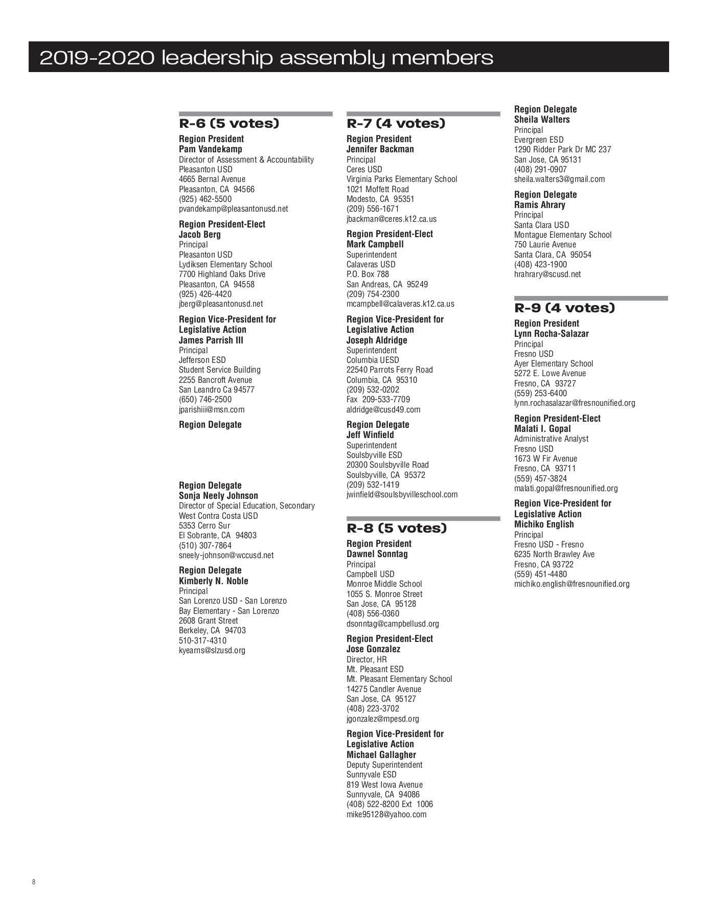 20192020ACSALeadershipDirectory Tony Baldwin Page 10 Flip PDF