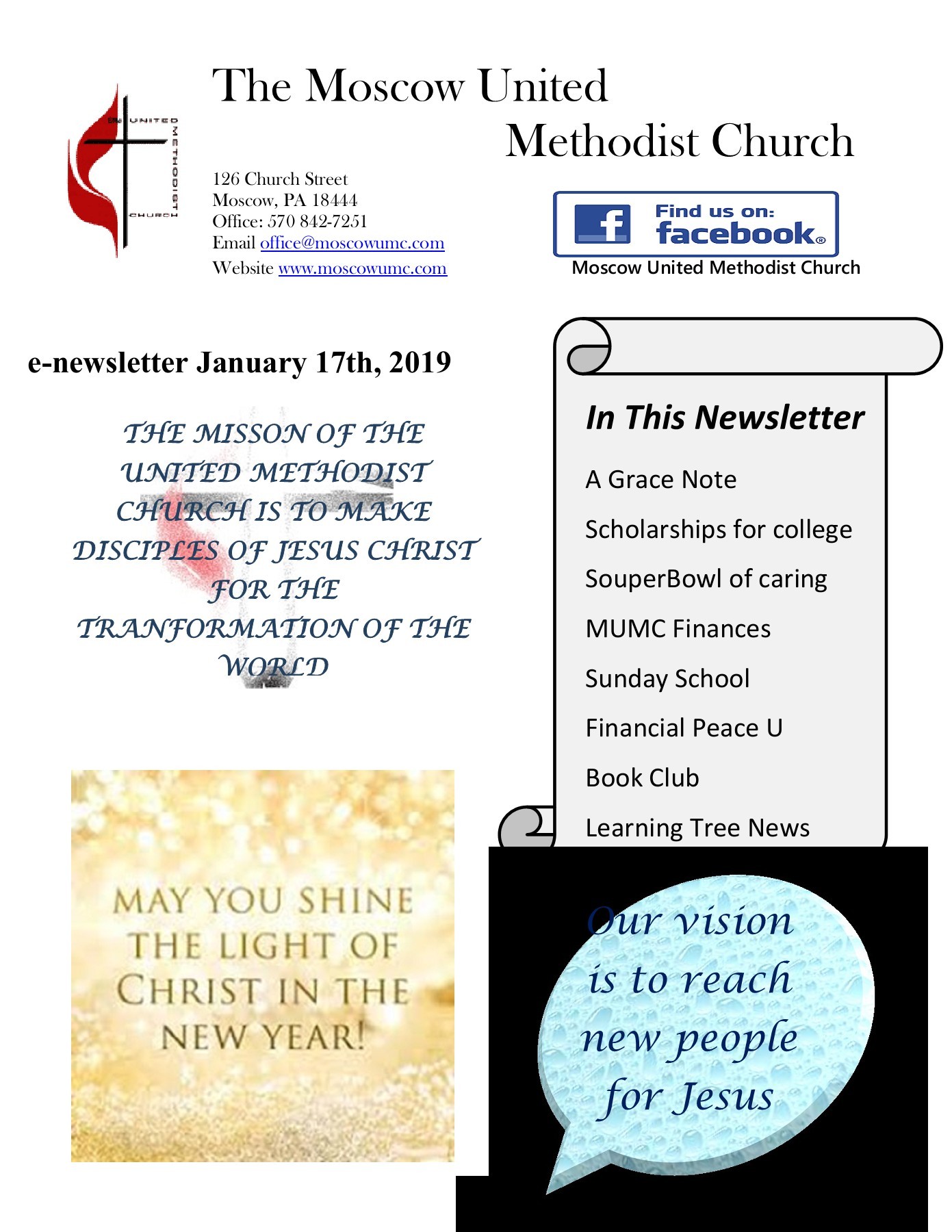 enewsletter 011719A Moscow UMC Page 1 10 Flip PDF Online