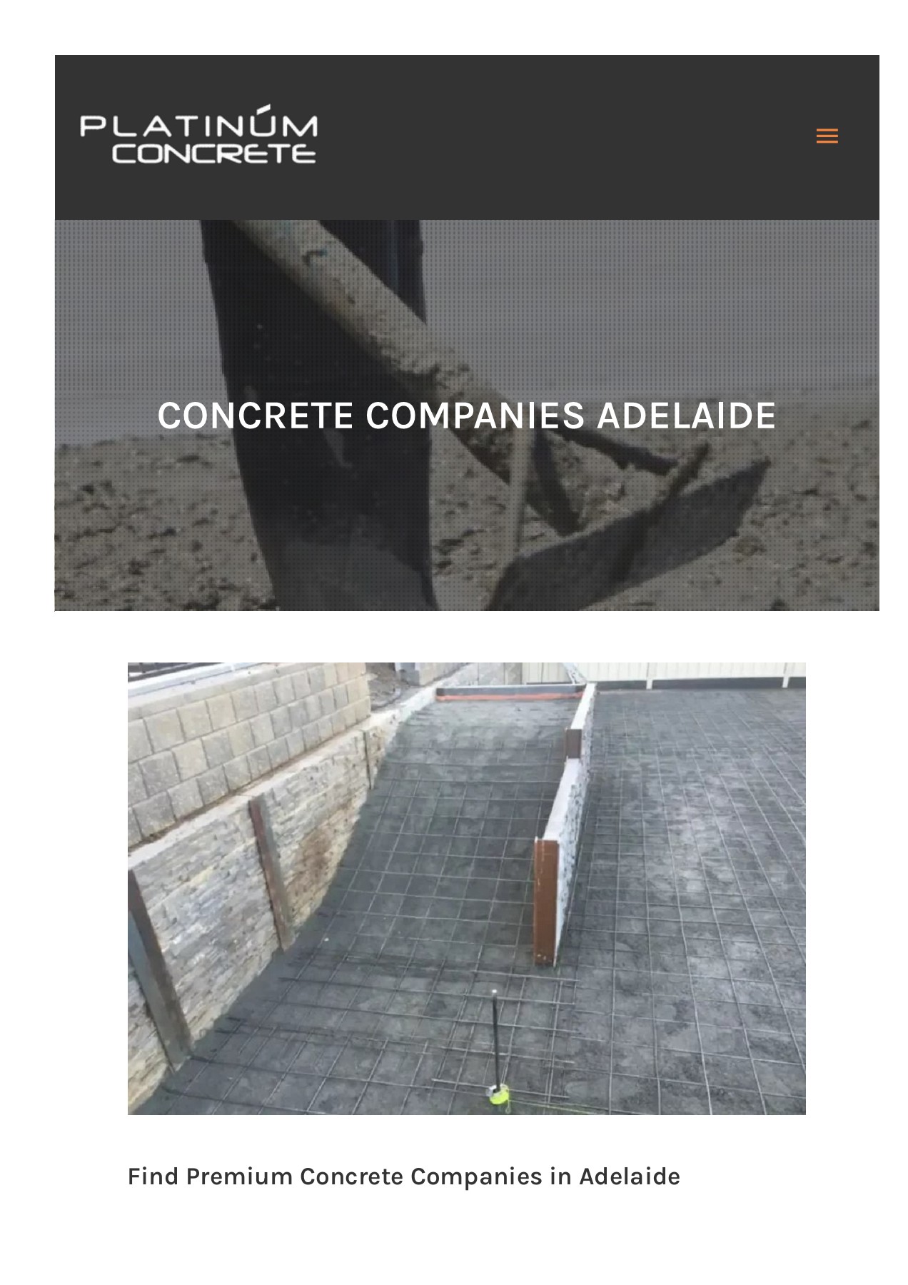 Concrete Companies Adelaide Platinum Concrete Page 1 9 Flip PDF