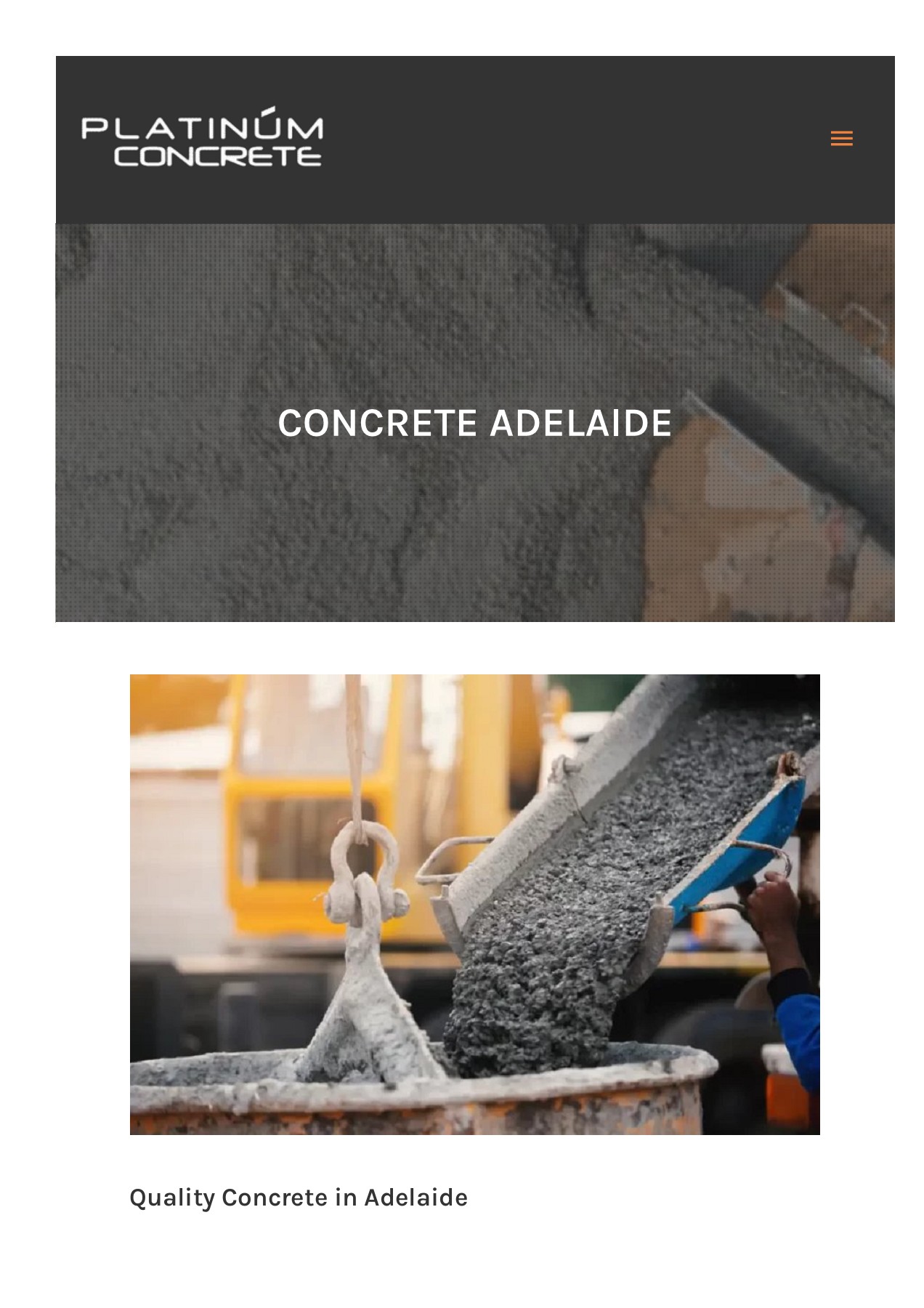 Concrete Adelaide Platinum Concrete Page 1 8 Flip PDF Online
