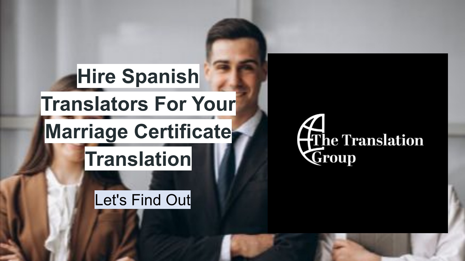 Hire Spanish Translators For Your Marriage Certificate Translation
