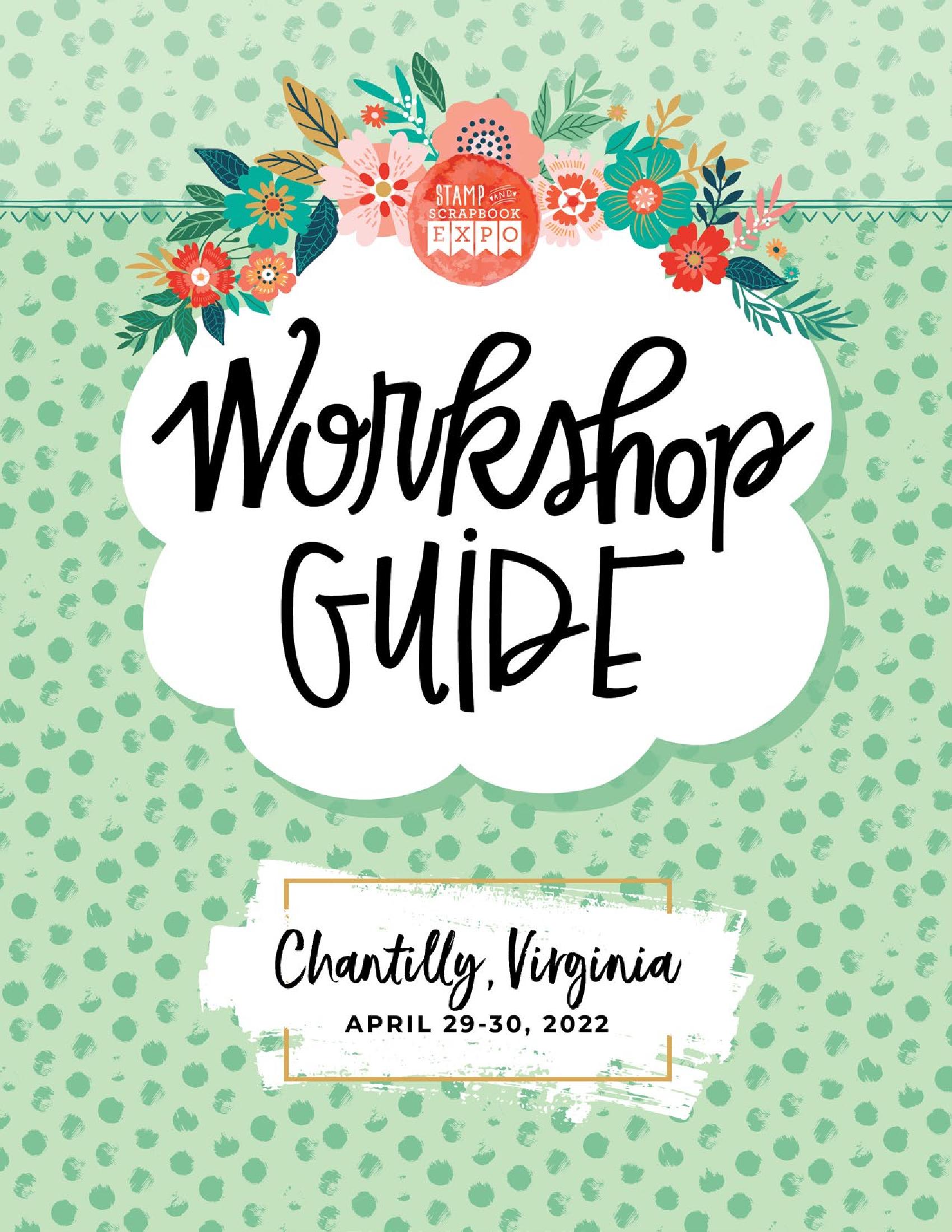 2022 Stamp & Scrapbook Expo Chantilly Guide Stamp
