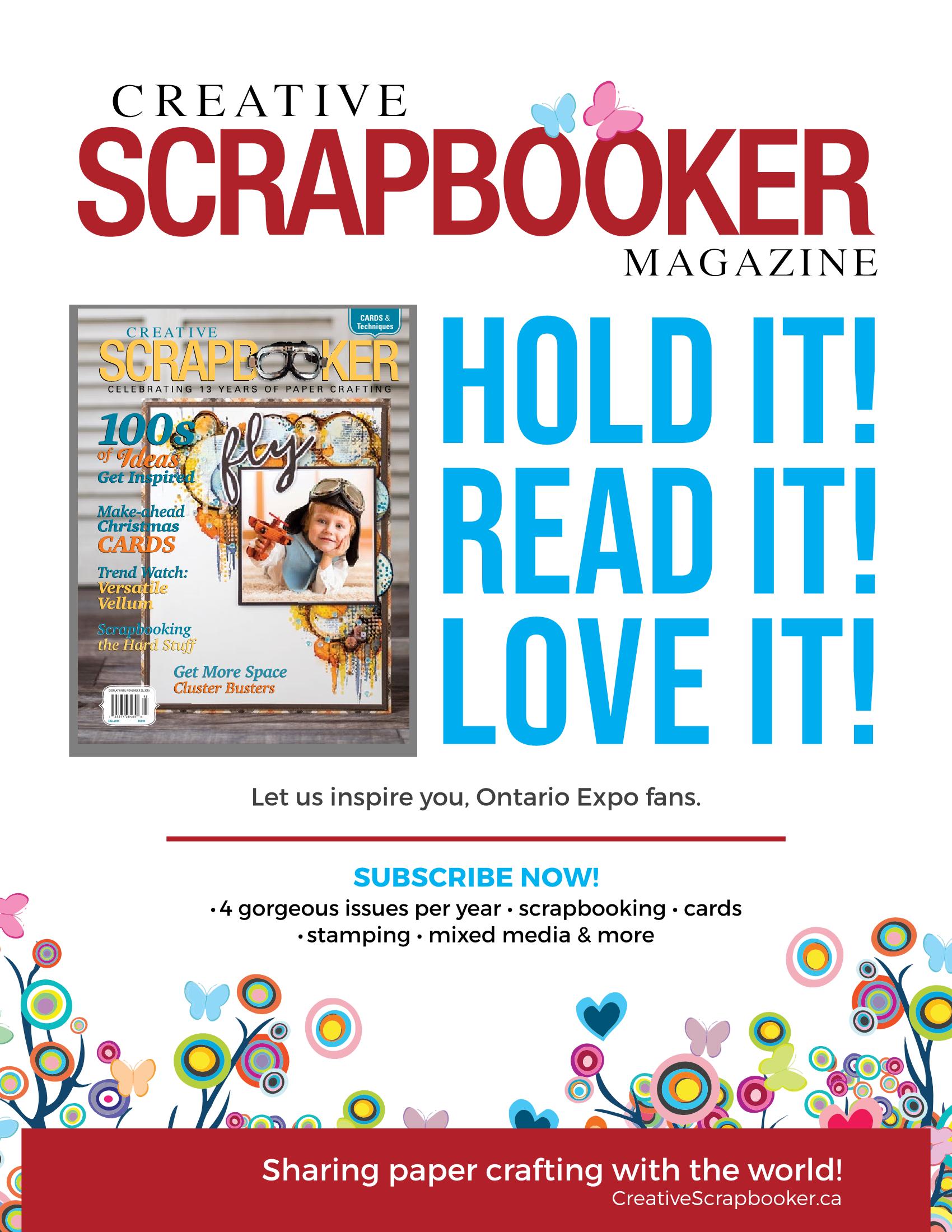 2019 Stamp & Scrapbook Expo Ontario Guide Stamp & Scrapbook