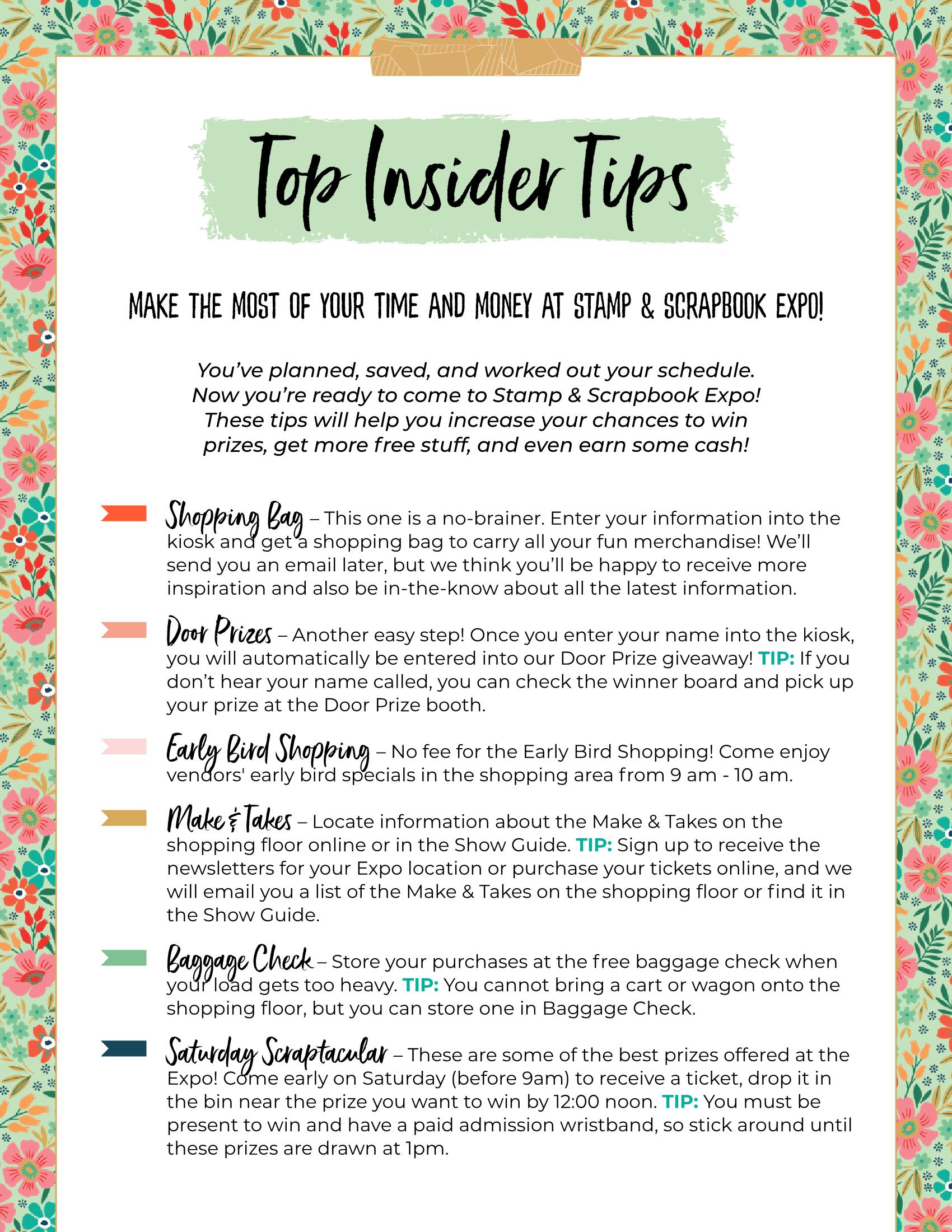 2022 Stamp & Scrapbook Expo Schaumburg PreShow Guide Stamp & Scrapbook Expo Page 10 Flip