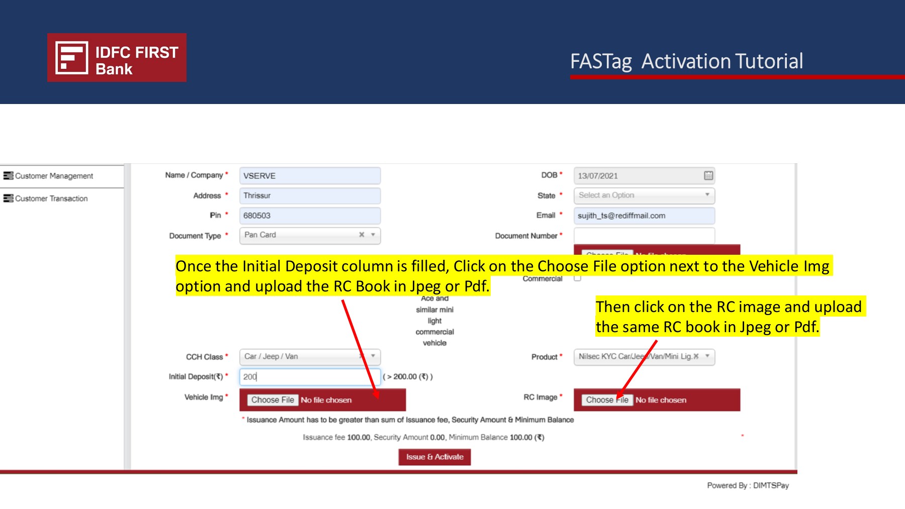 FASTag IDFC BANK Page 11 Flip PDF Online PubHTML5