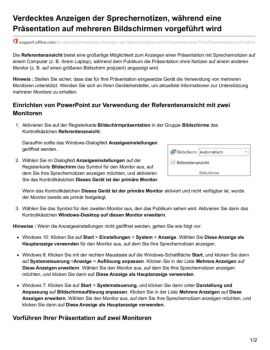 support.office.com-Verdecktes Anzeigen der Sprechernotizen während eine Präsentation auf mehreren Bildschirmen vorgeführ-1