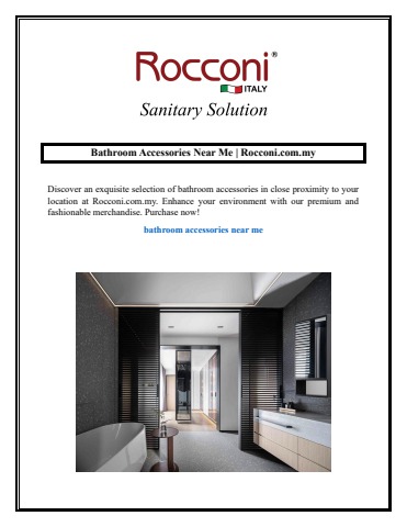 Bathroom Accessories Near Me Rocconi.com.my