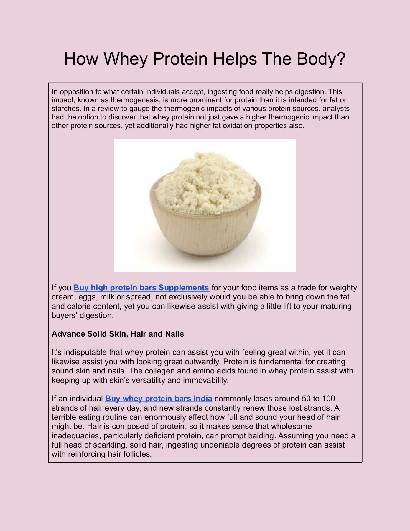 Benefits of Whey Protein Amara Simone Page 1 2 Flip PDF Online