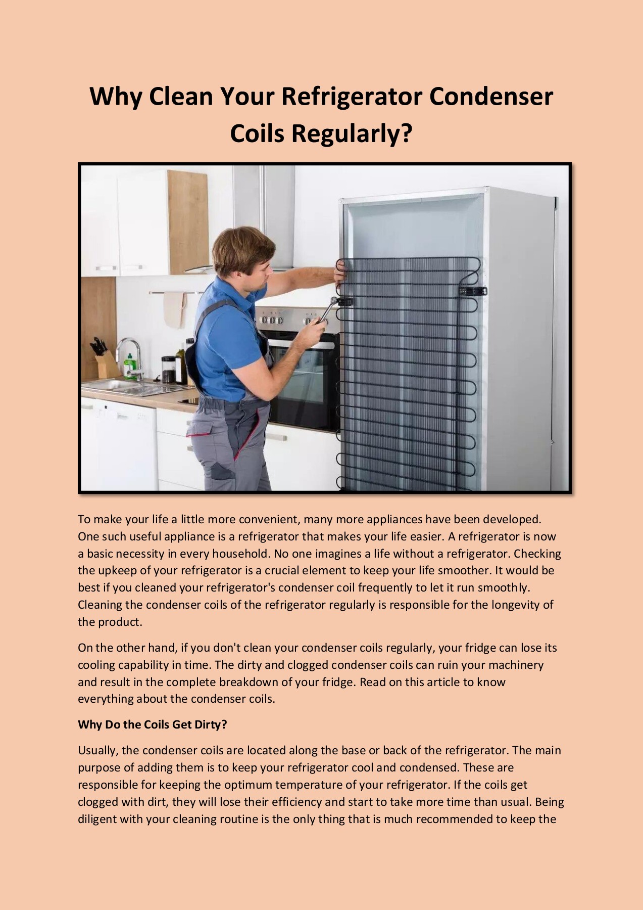 Why Clean Your Refrigerator Condenser Coils Regularly LEA Appliance