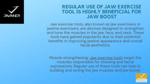 Regular Use of Jaw Exercise Tool is Highly Beneficial for Jaw Boost