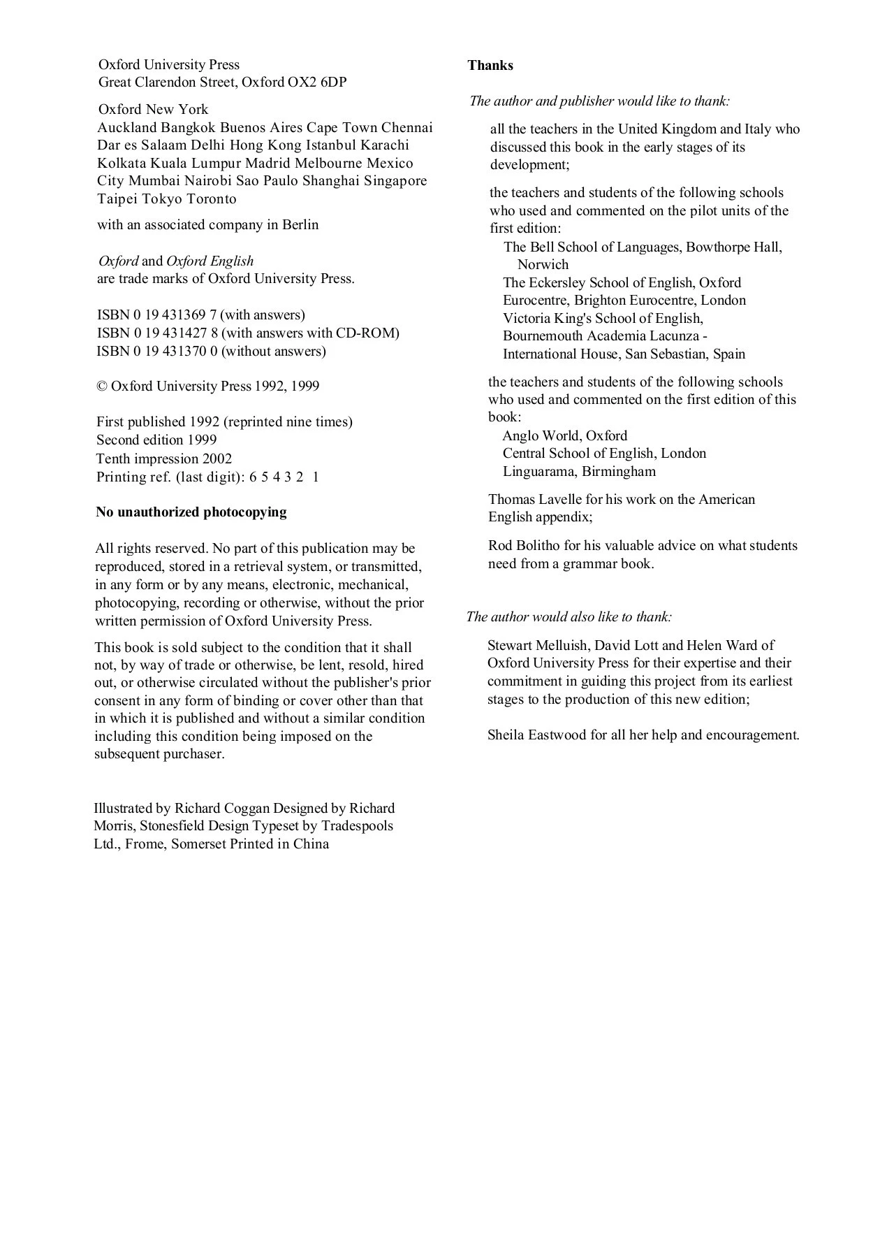 English Book - Oxford Practice Grammar With Answers - Jiruntanin