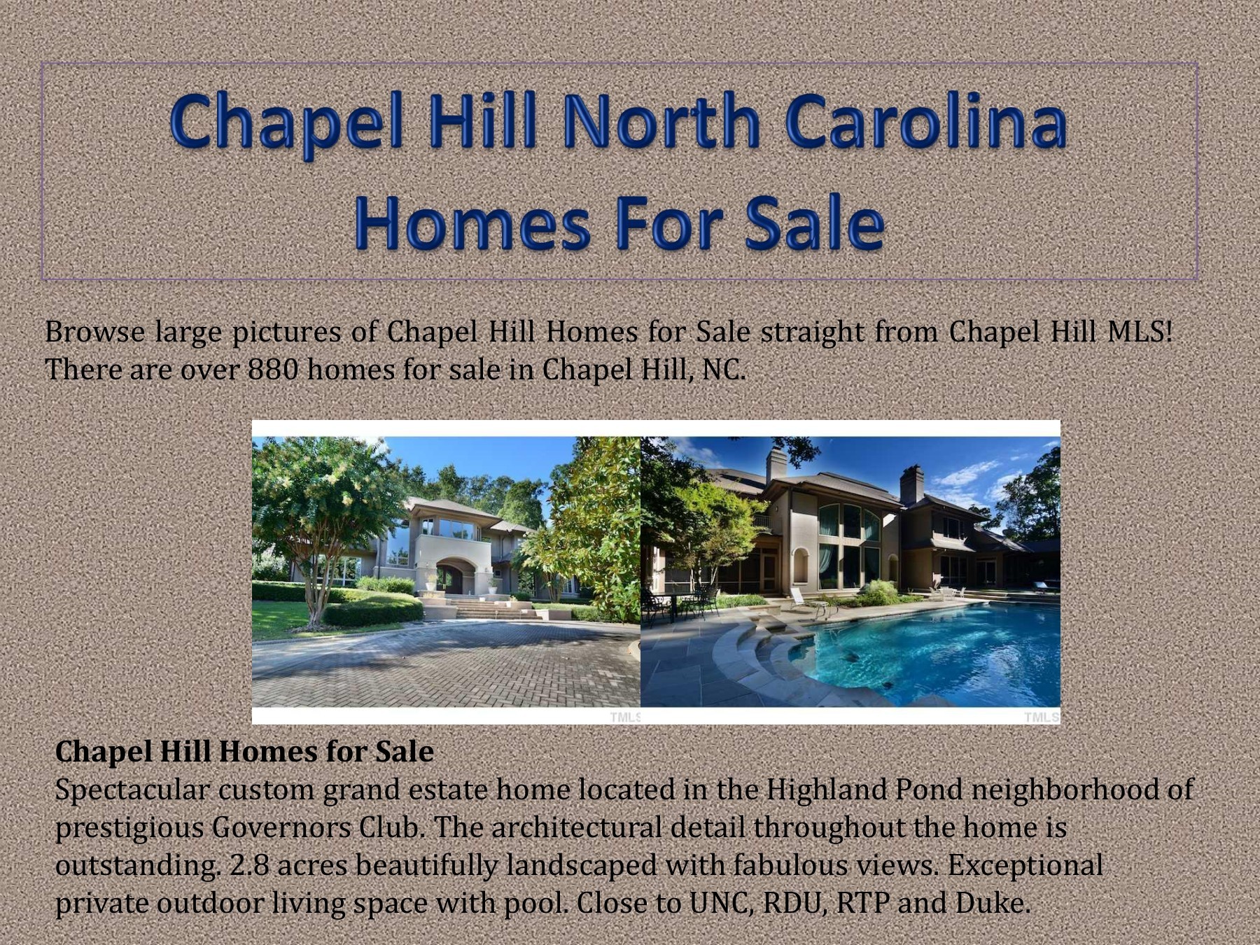 Chapel Hill North Carolina Homes For Sale searchchapelhillhomes