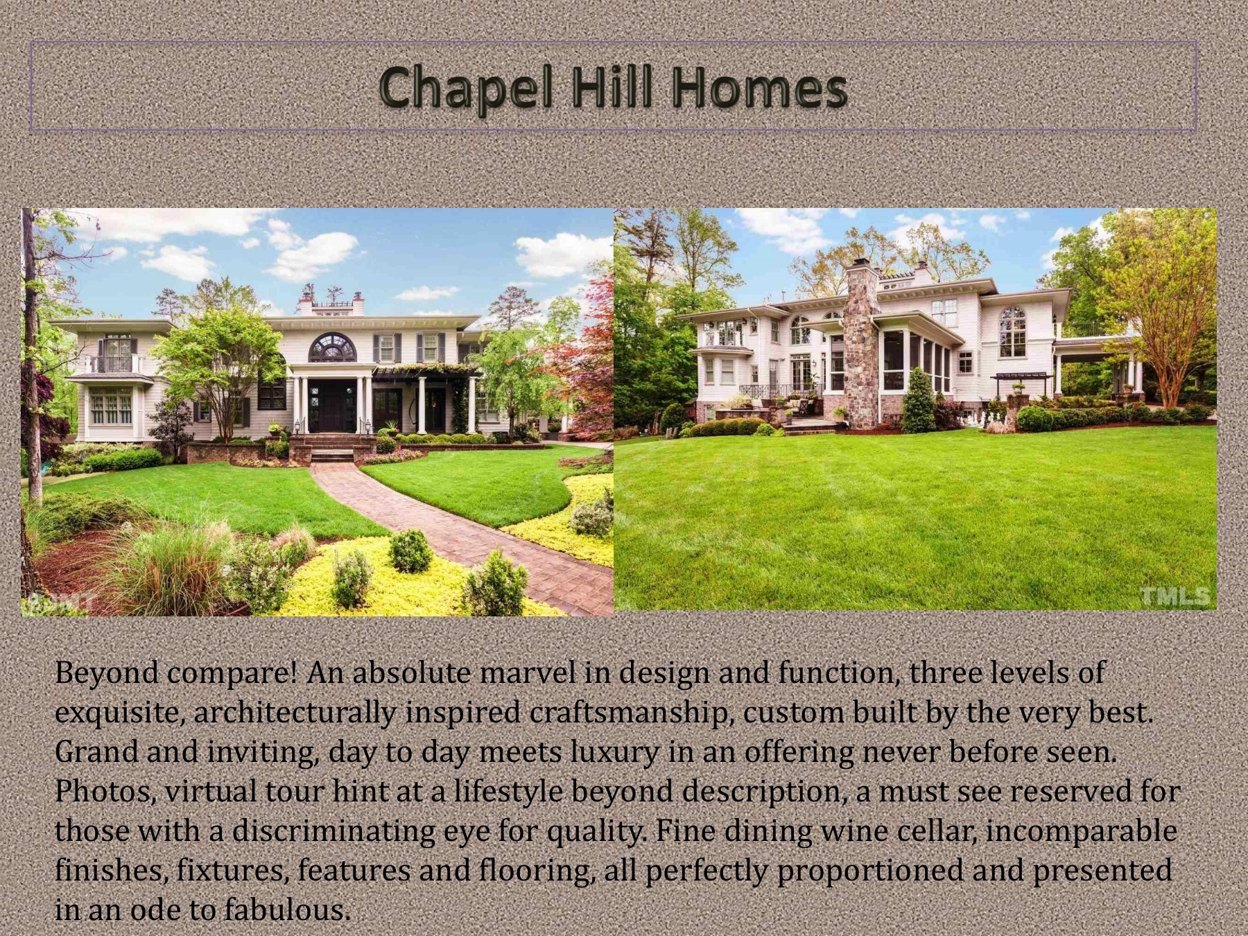 Chapel Hill North Carolina Homes For Sale searchchapelhillhomes