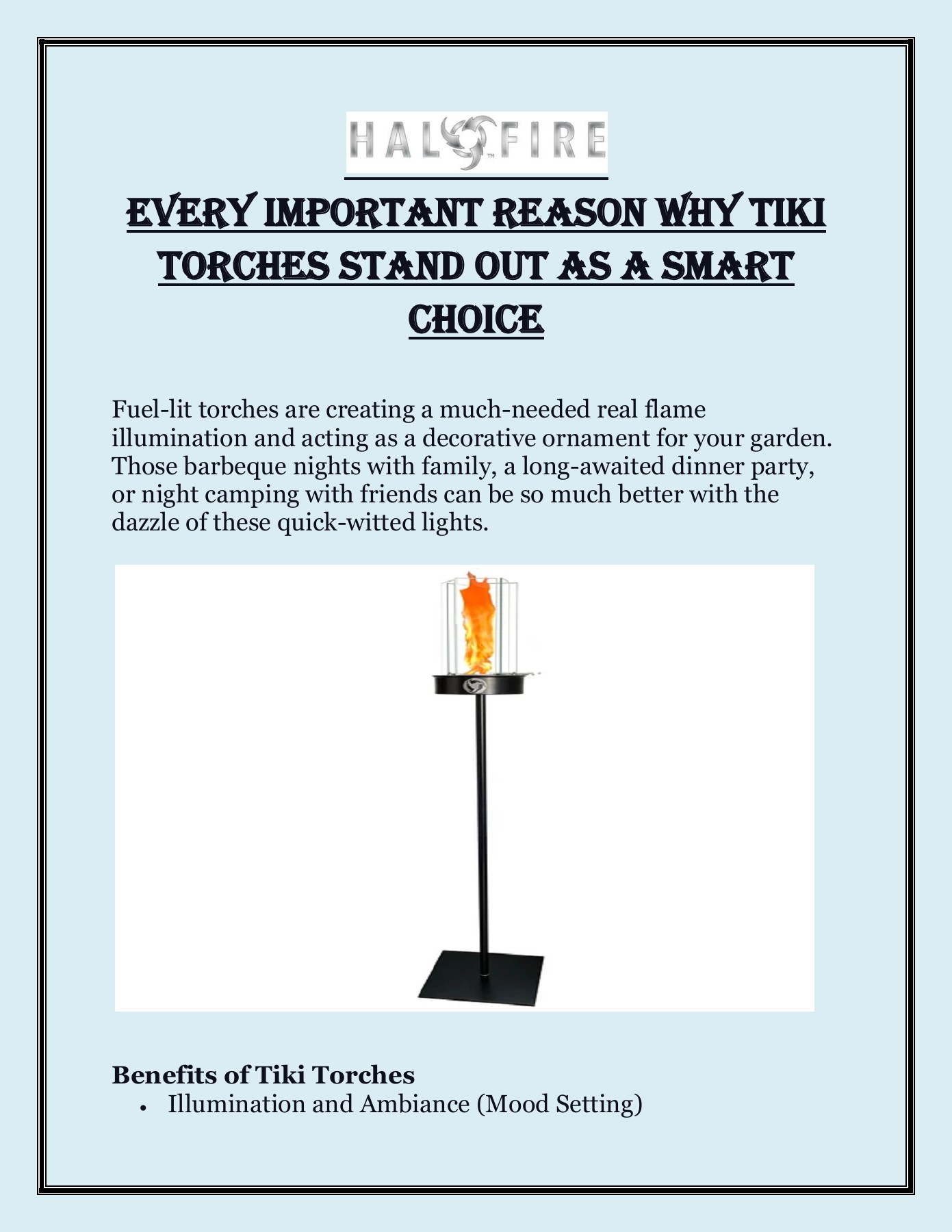 Best Outdoor Garden Torches In California Halo Fire Torches Halo