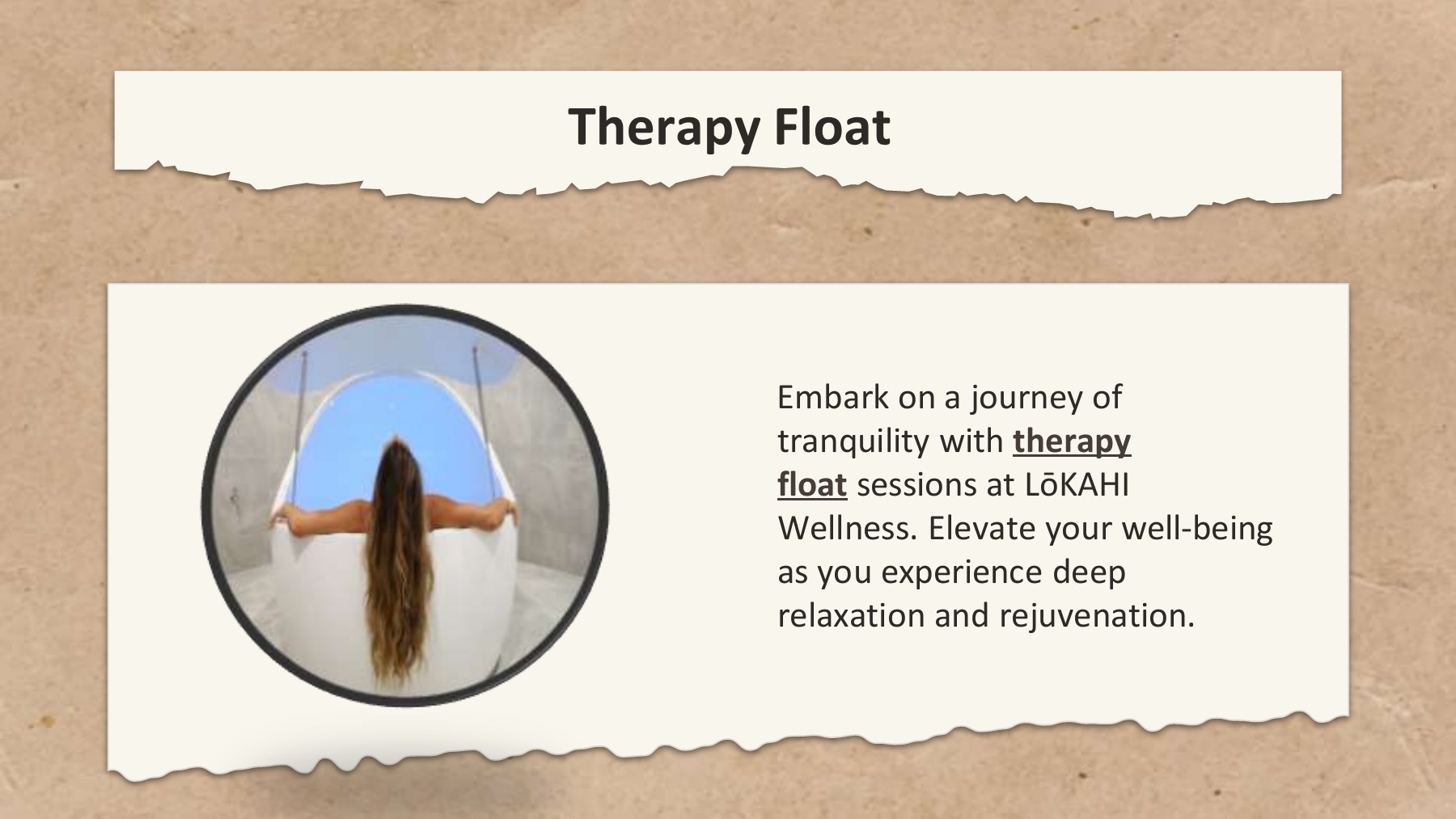 Therapy Float Page 1 5 Flip PDF Online PubHTML5