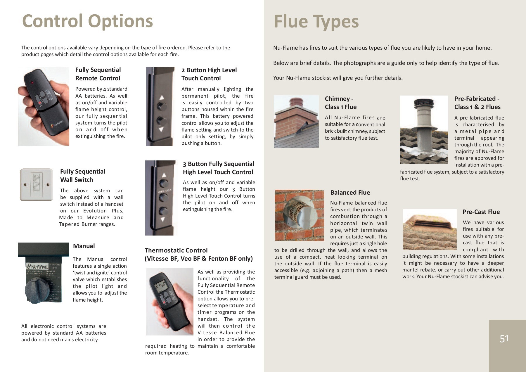 NuFlame Main Gas Fire Catalogue Autumn 2019 TPW Graphics Page 51