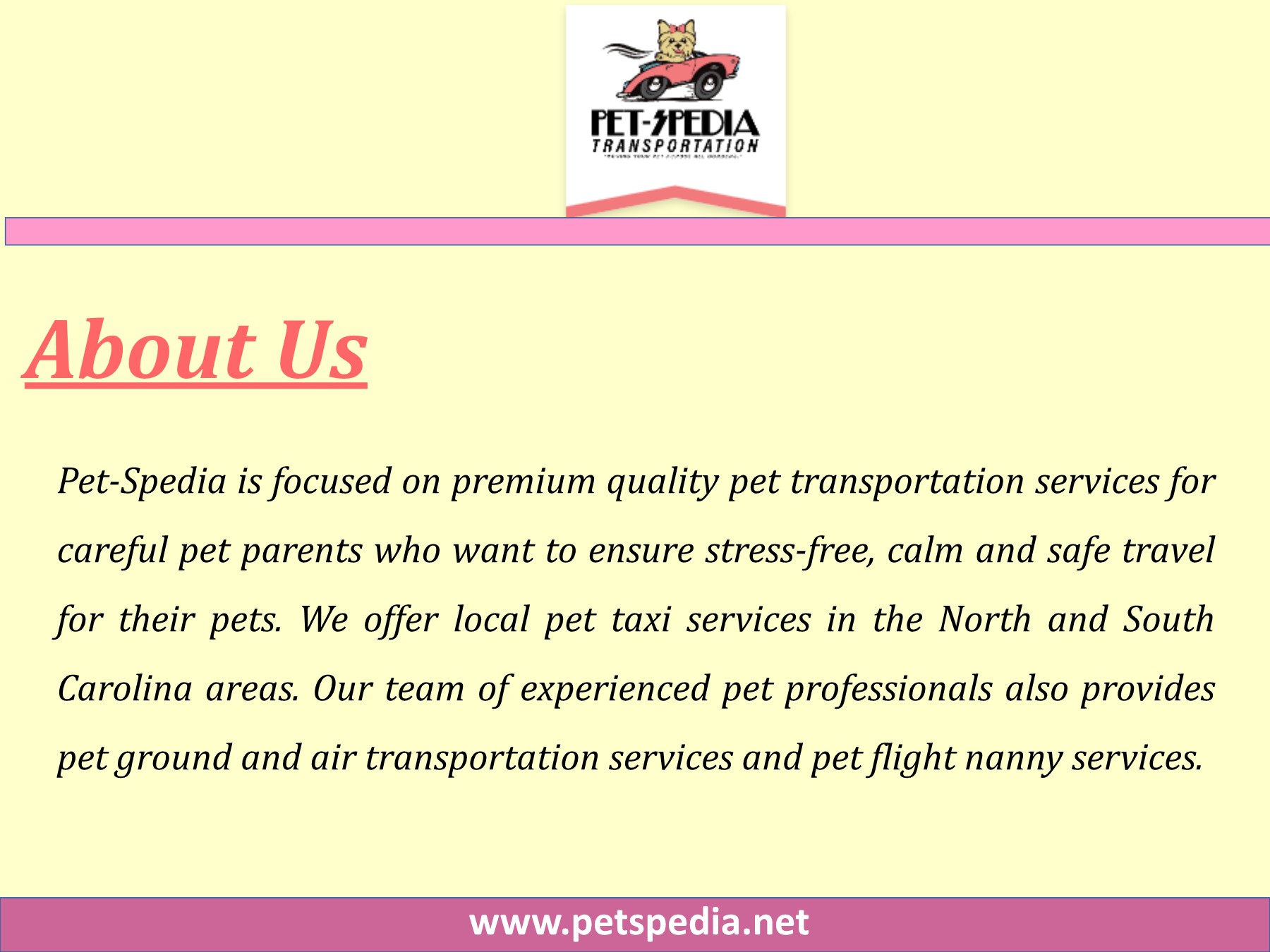 Pet Ground Transportation Page 2 Flip PDF Online