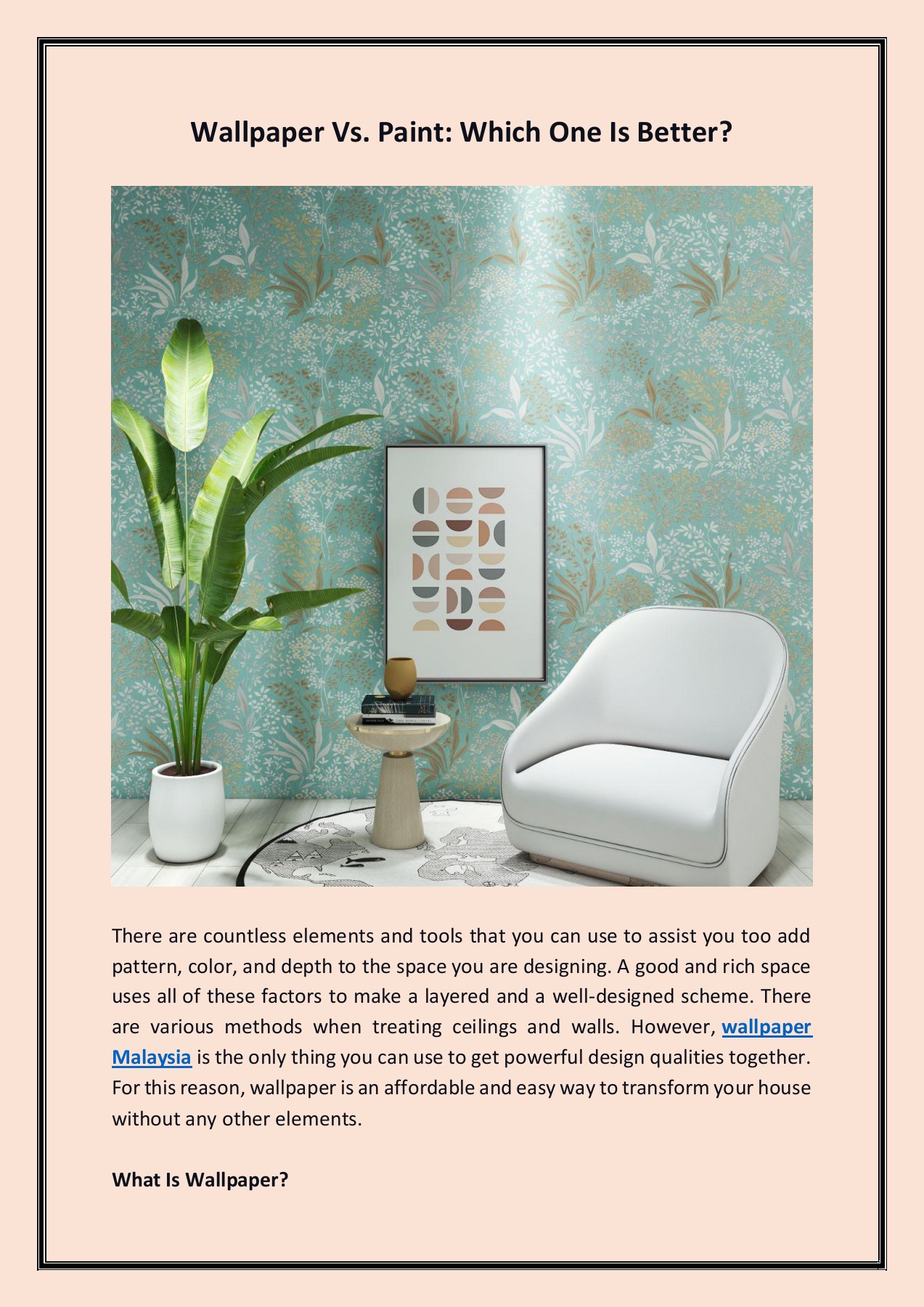 Wallpaper Vs Paint Which One is Better WCD Wallpapers Page 1 Flip