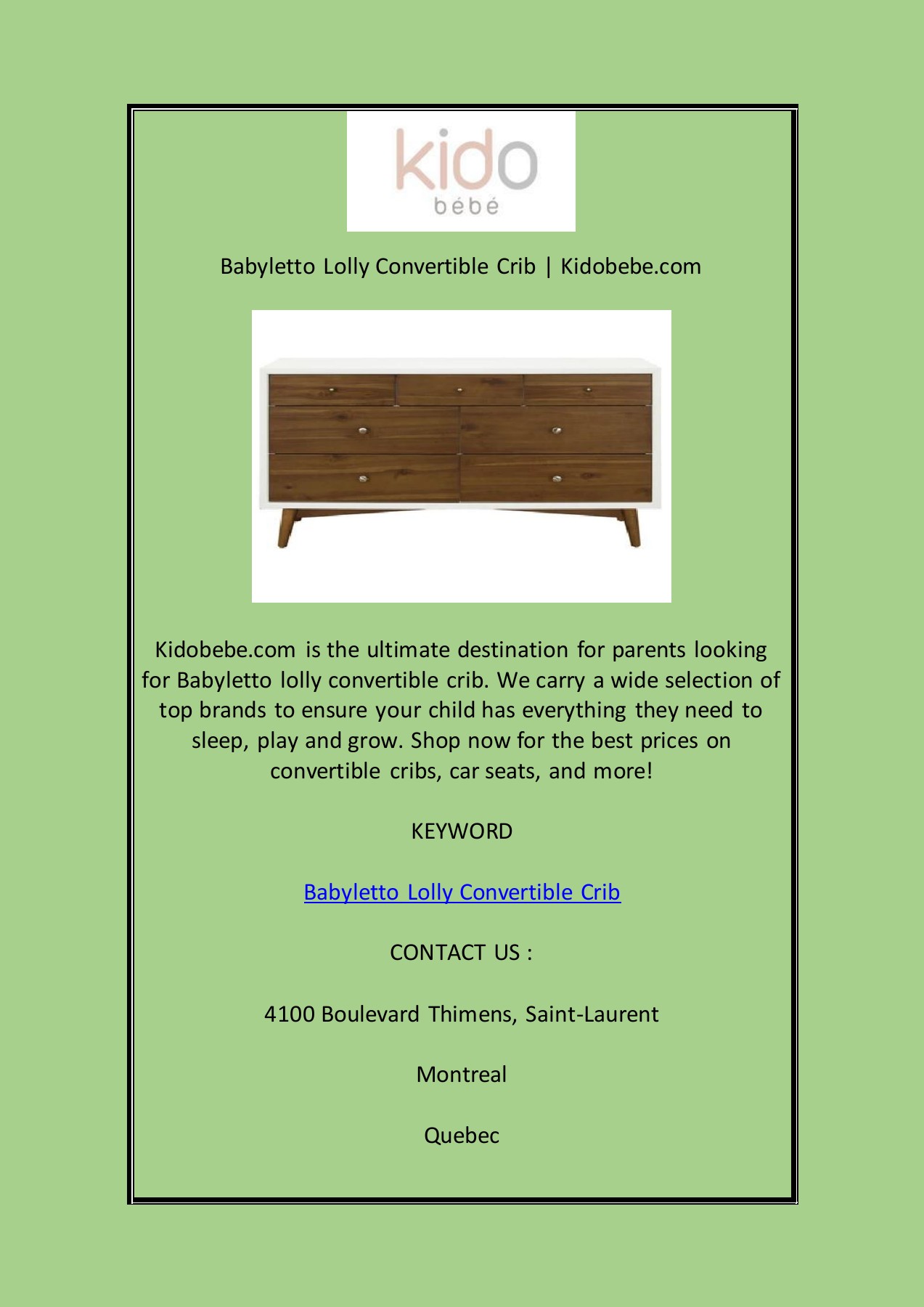 Bunk Beds For Sale In Montreal Area Kido Bebe Page 1