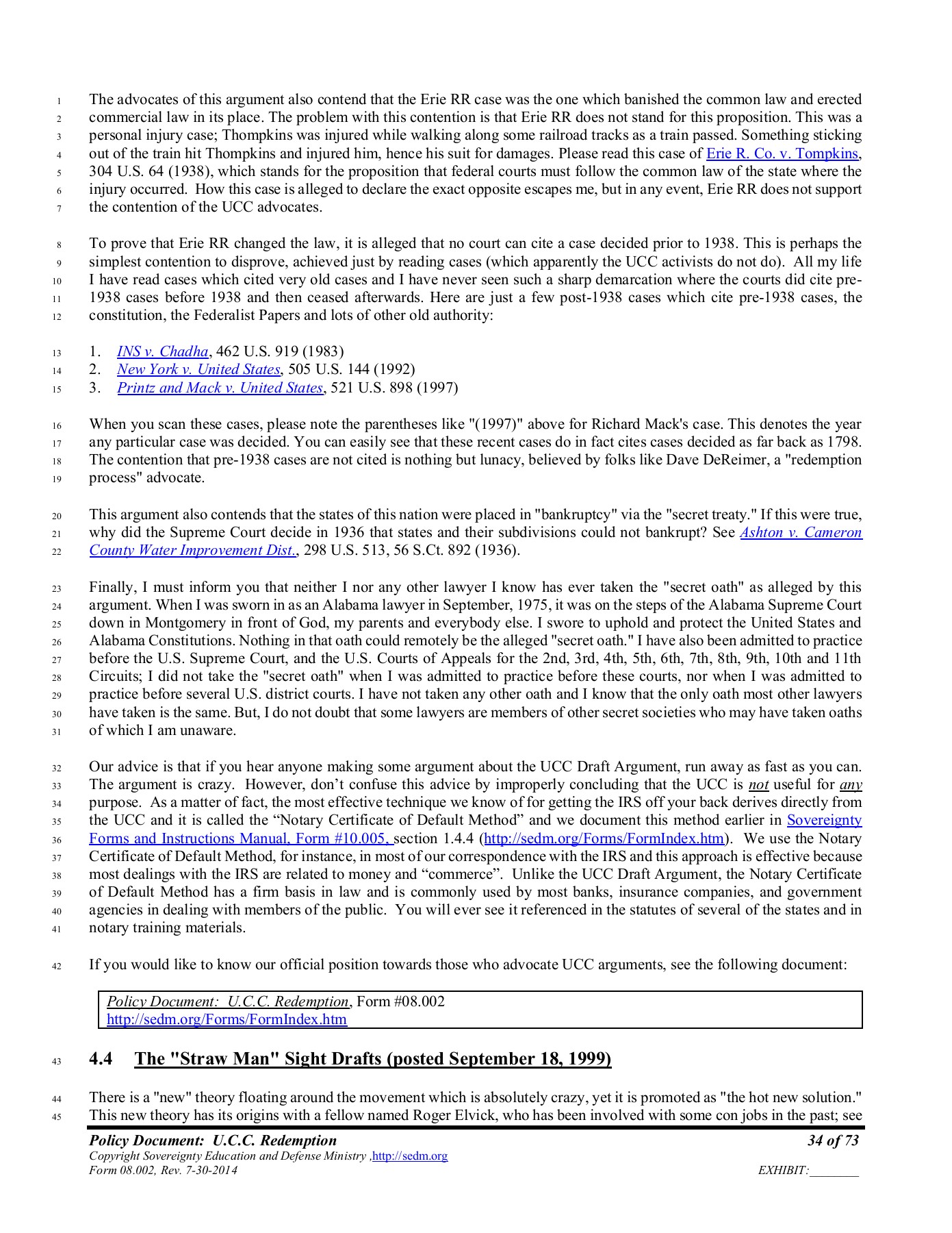 Policy DocumentUCC Redemption lakisha_edwards1 Page 34 Flip PDF