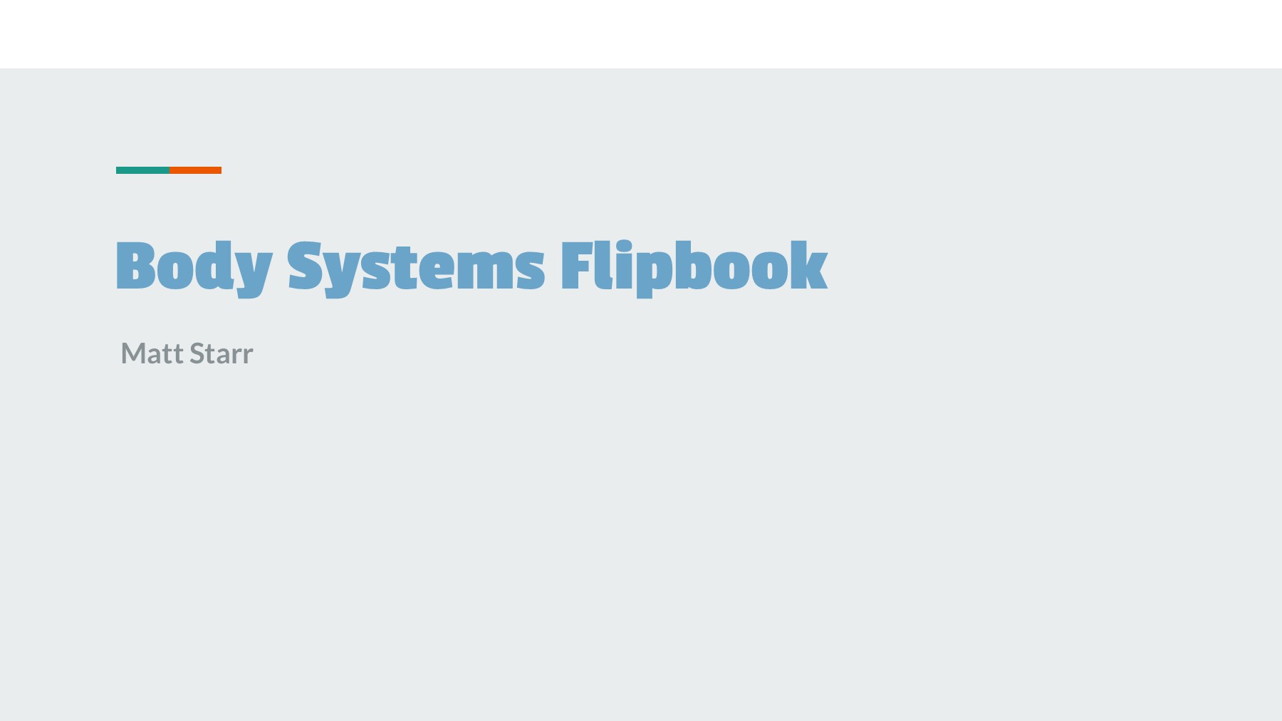 Matt StarrBody Systems Flipbook Matthew Starr Page 1 12 Flip