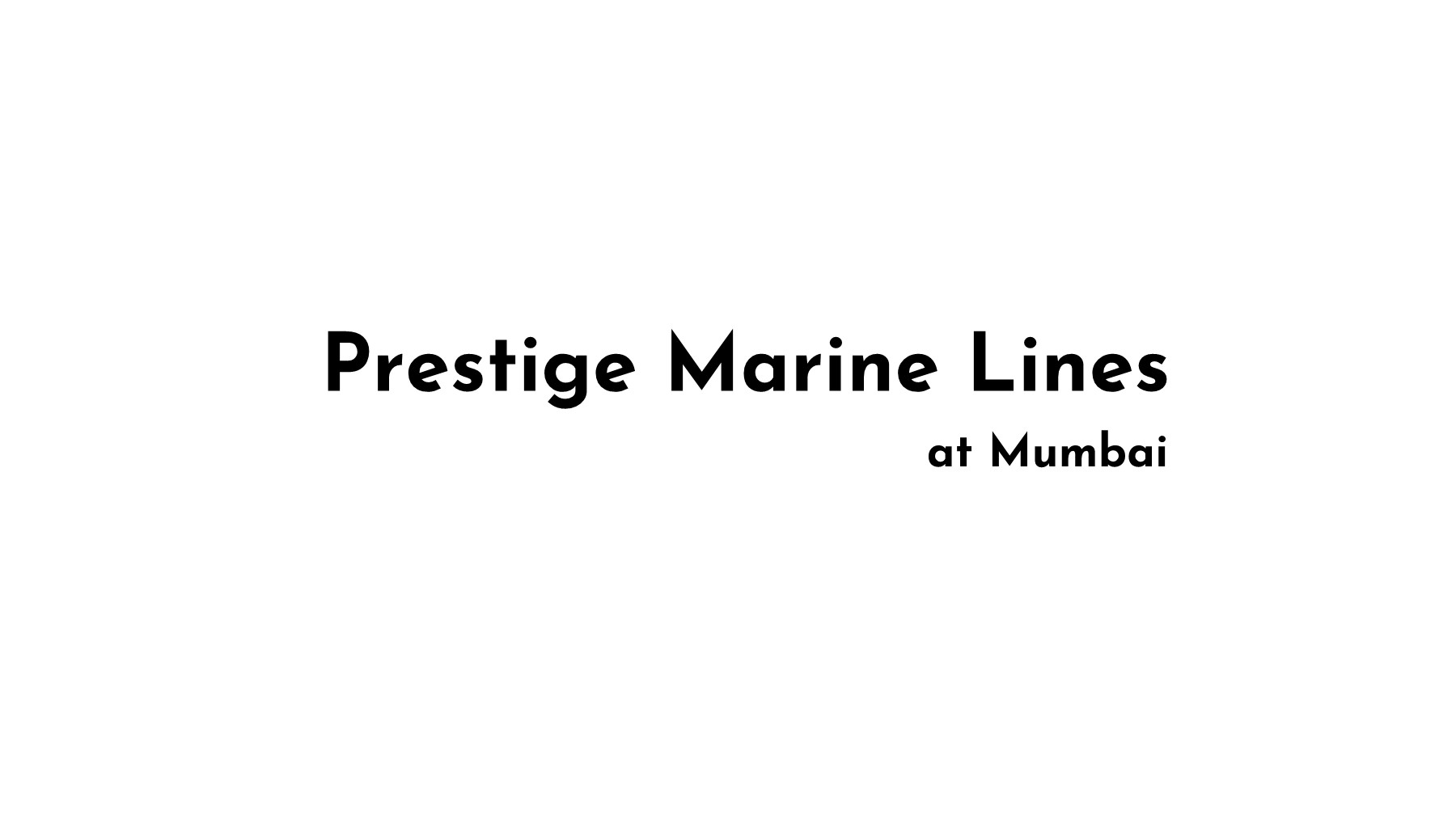 New Launch Prestige Marine Lines in Mumbai PDF Shubham Page 1 17