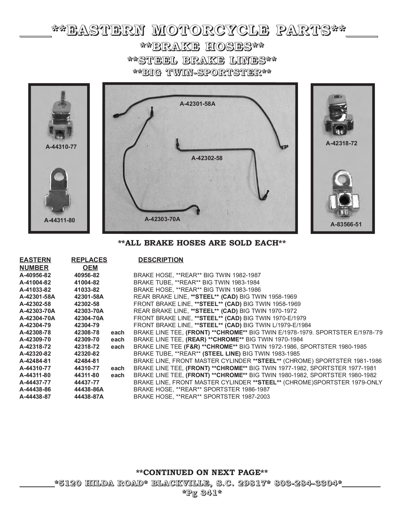 CATALOGO EASTERN MOTORCYCLE PARTS 2021 BIKE INSIDE Page 370 Flip
