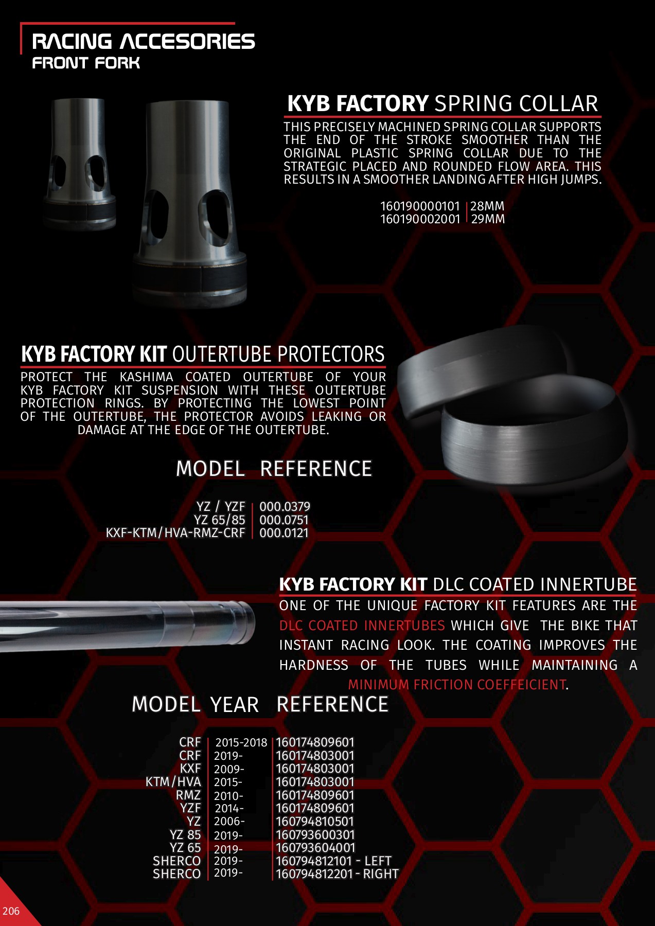 CATALOGO KYB 2020 BIKE INSIDE Page 206 Flip PDF Online PubHTML5