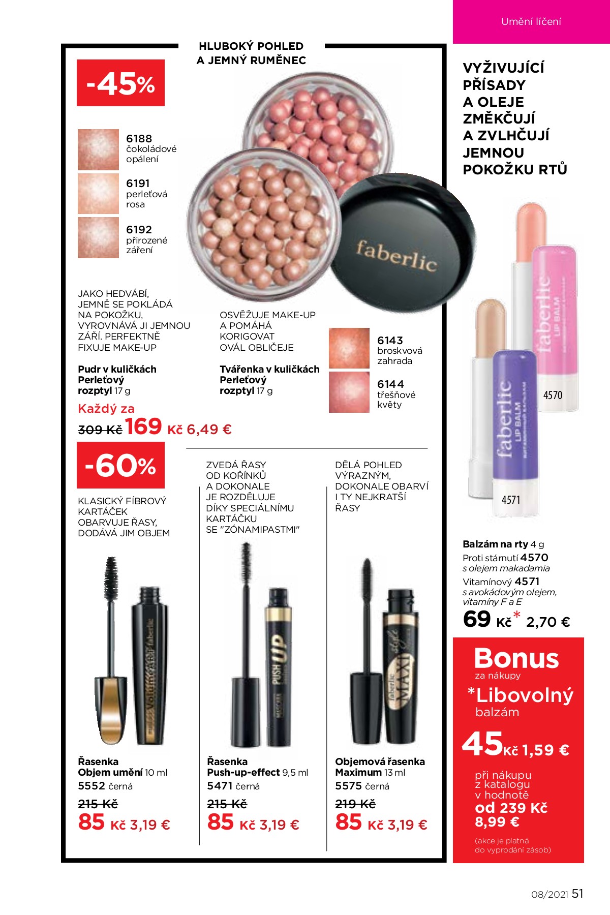 katalog Faberlic 08_2021_CZ Petra Pari Vernerová Stránka 51