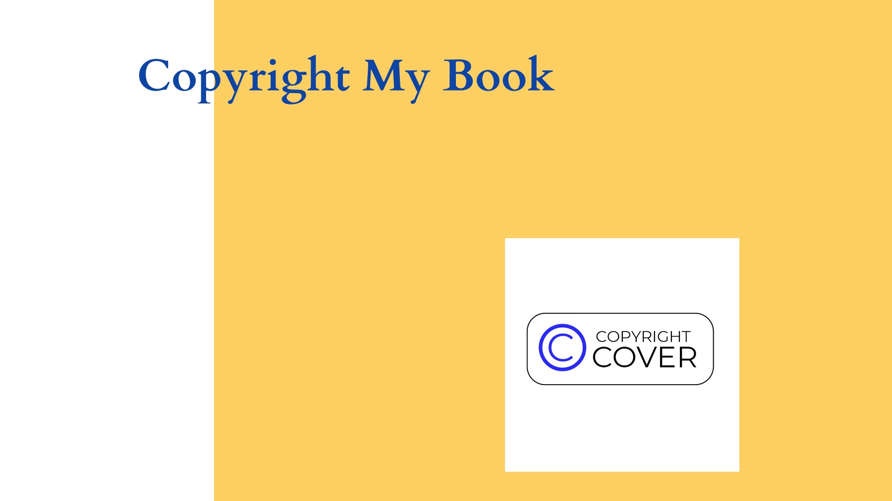 Copyright My Book Copyright Cover CopyRight Cover Page 1 6