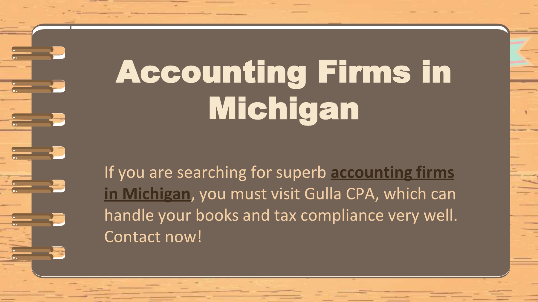 Accounting Firms in Michigan Gulla CPA Page 1 4 Flip PDF Online PubHTML5