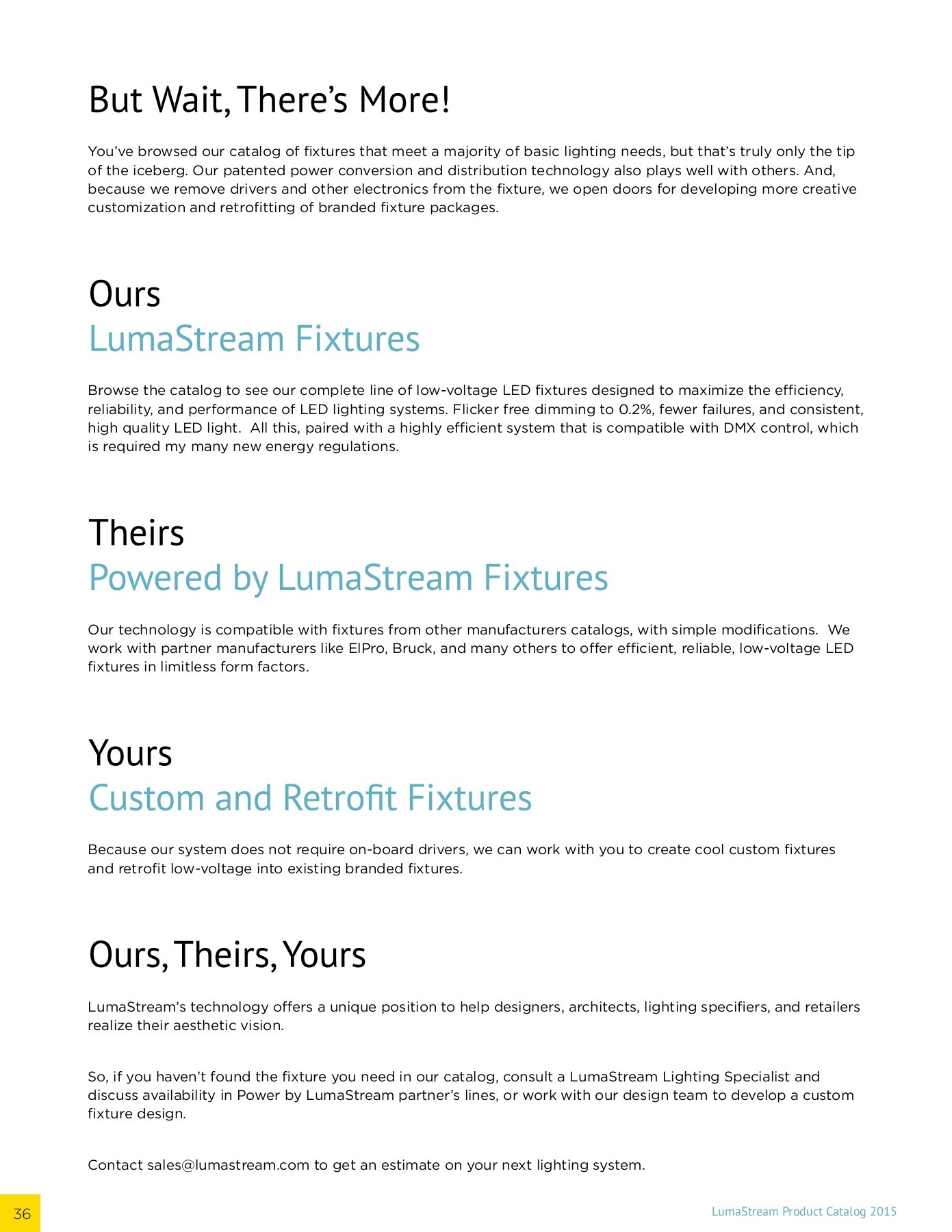 LumaStream Product Catalog_05.03.15 jvvjen Page 36 Flip PDF