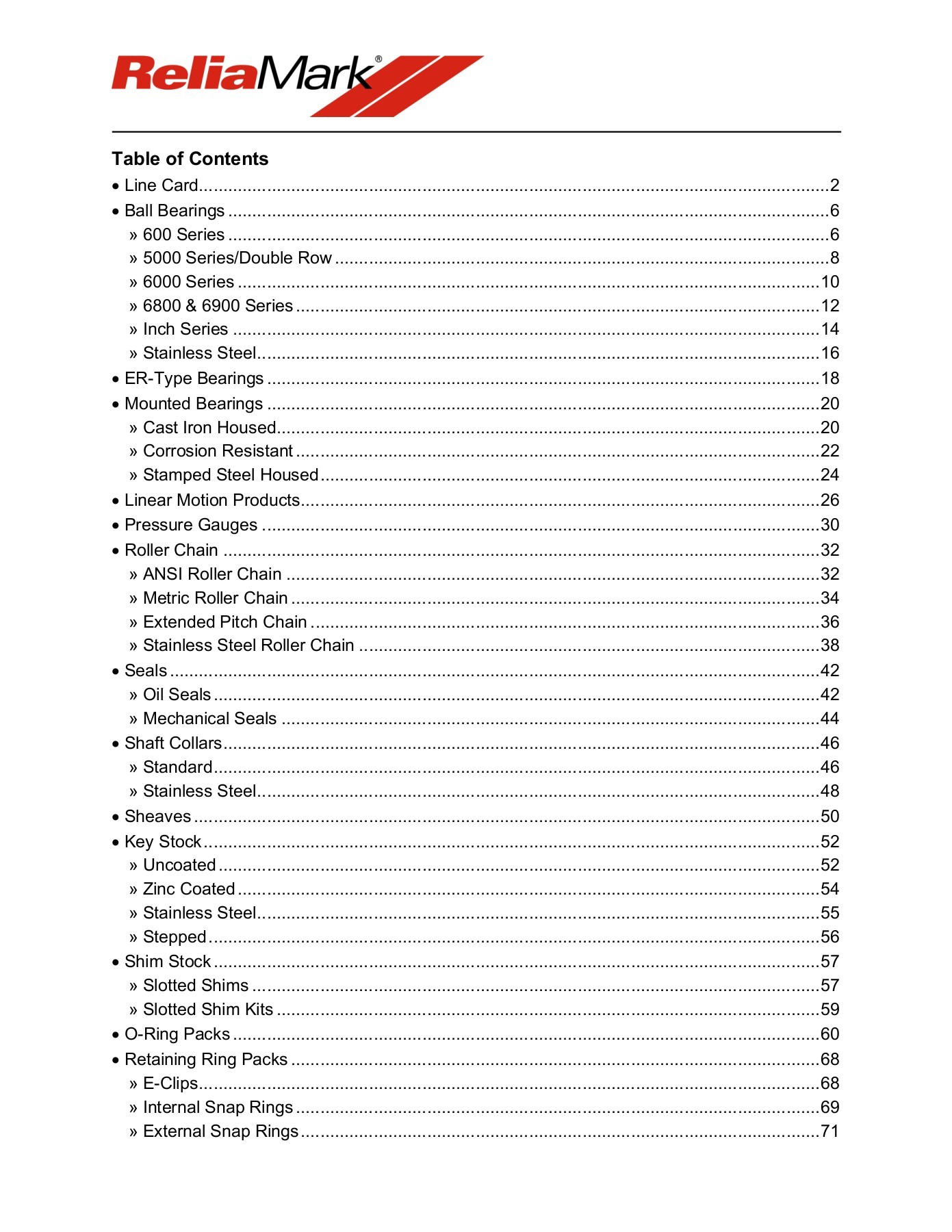 ReliaMark Product Catalog kdgmarketing Page 1 72 Flip PDF