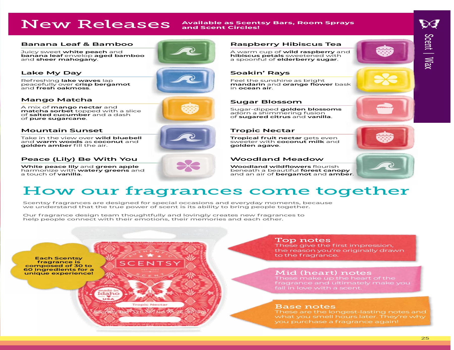 Scentsy Spring 2023 Catalog Incandescent Scentsy Incandescent
