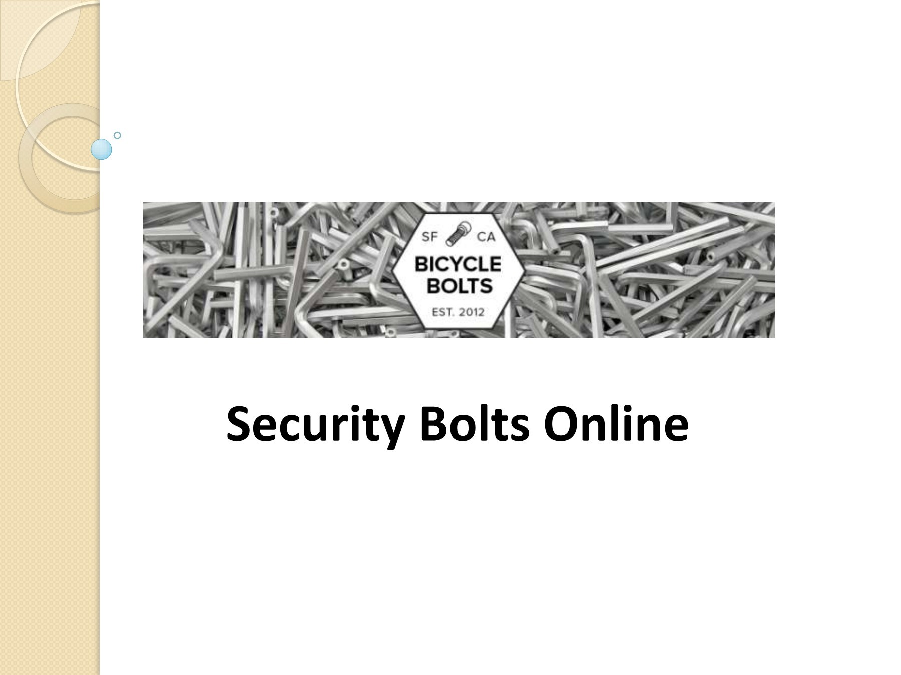 Security Bolts Online bicyclebolts Page 1 4 Flip PDF Online